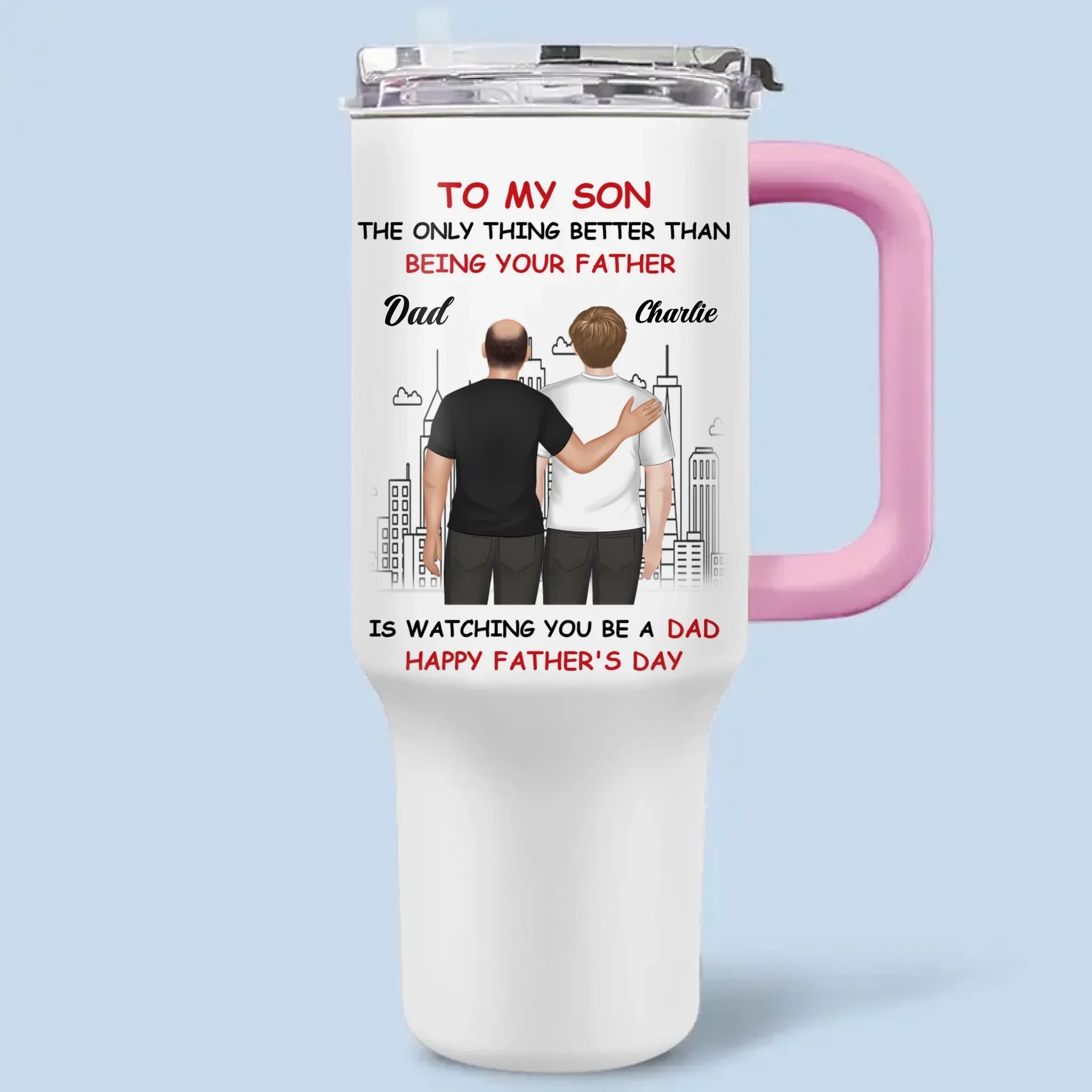 To My Son Cartoonize - Personalized Mug - Joliny
