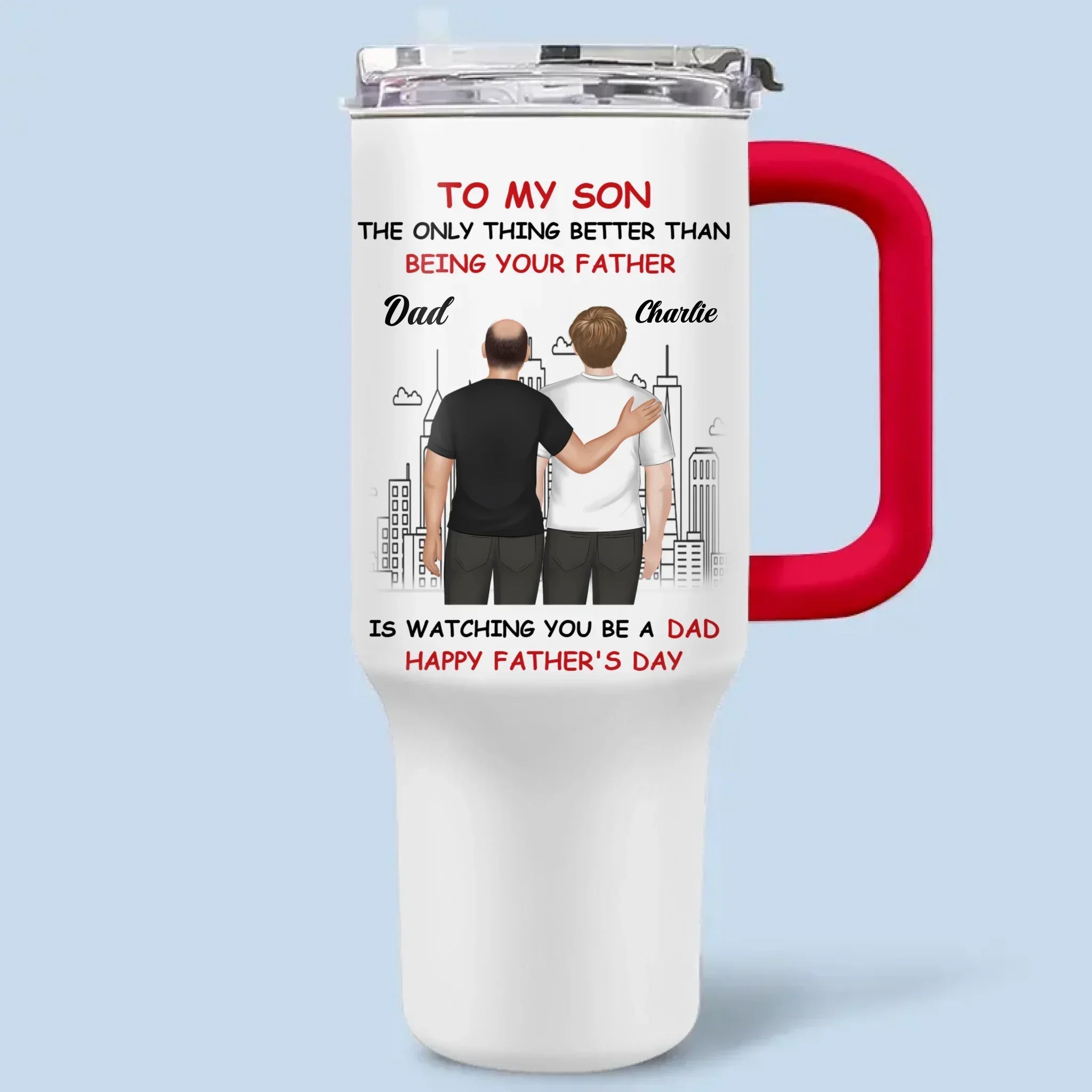 To My Son Cartoonize - Personalized Mug - Joliny