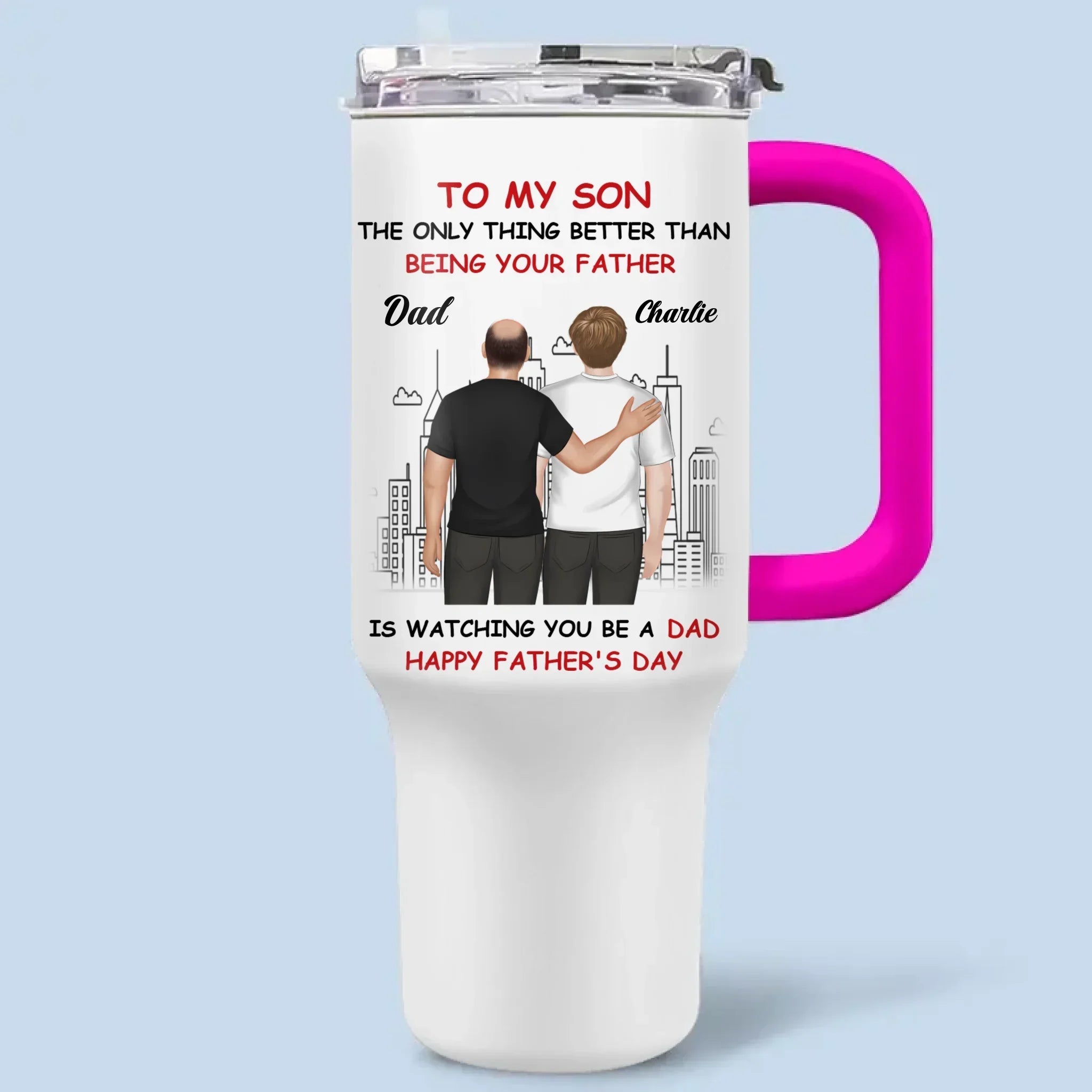 To My Son Cartoonize - Personalized Mug - Joliny