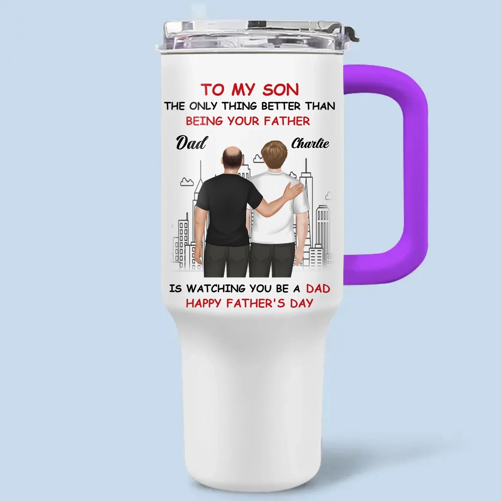 To My Son Cartoonize - Personalized Mug - Joliny