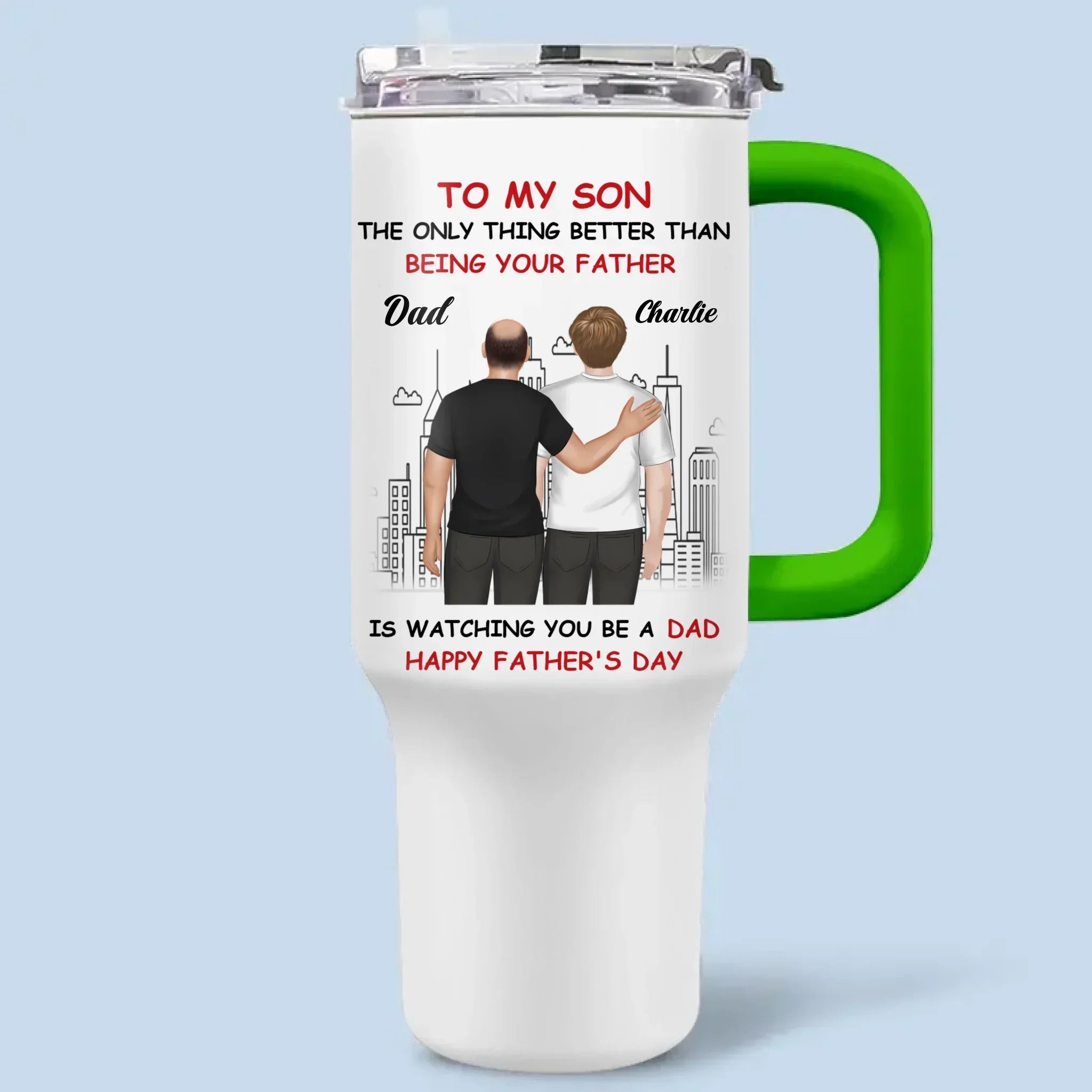To My Son Cartoonize - Personalized Mug - Joliny
