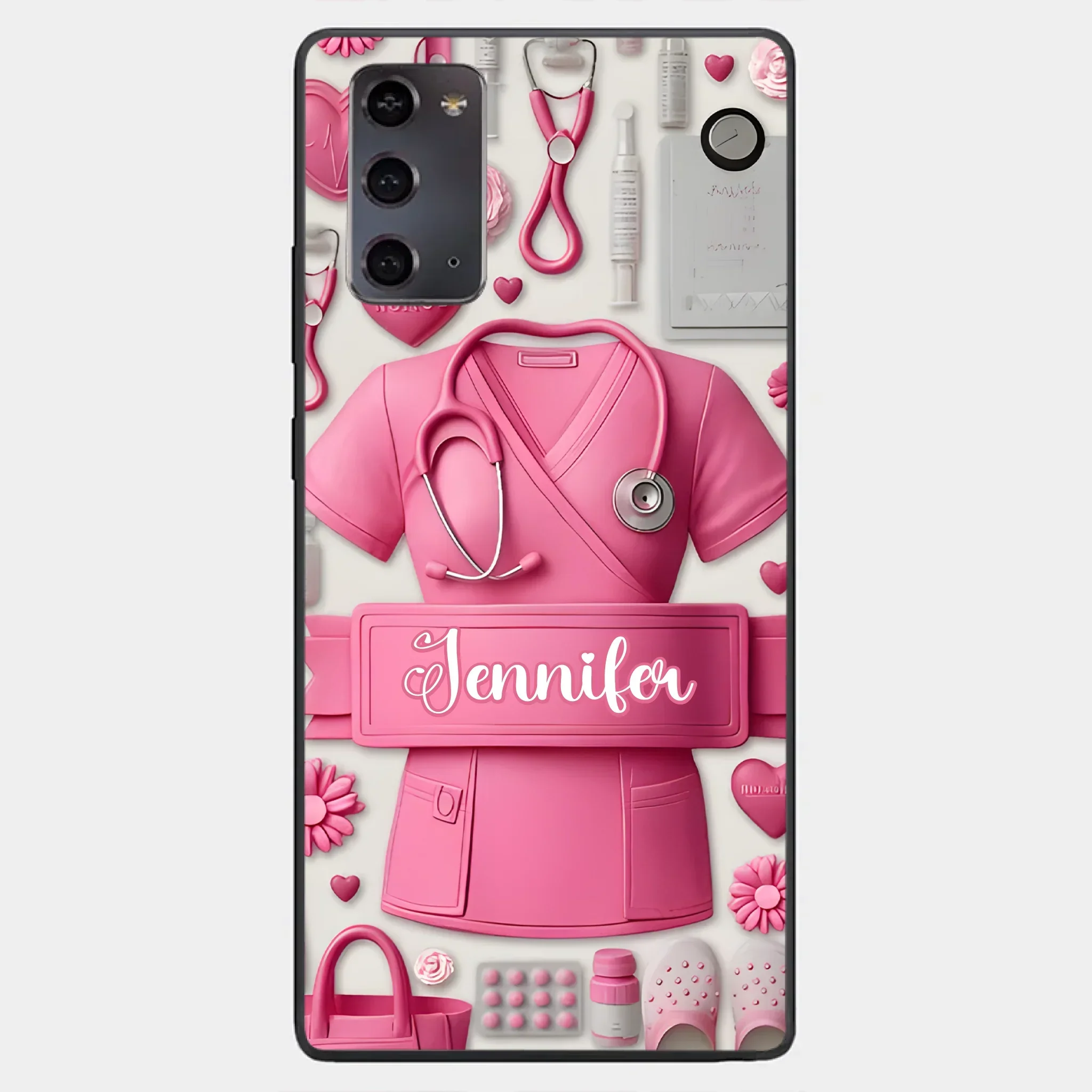 Nursing Is A Work Of Heart - Personalized Nurse Full Print Phone Cases - Joliny