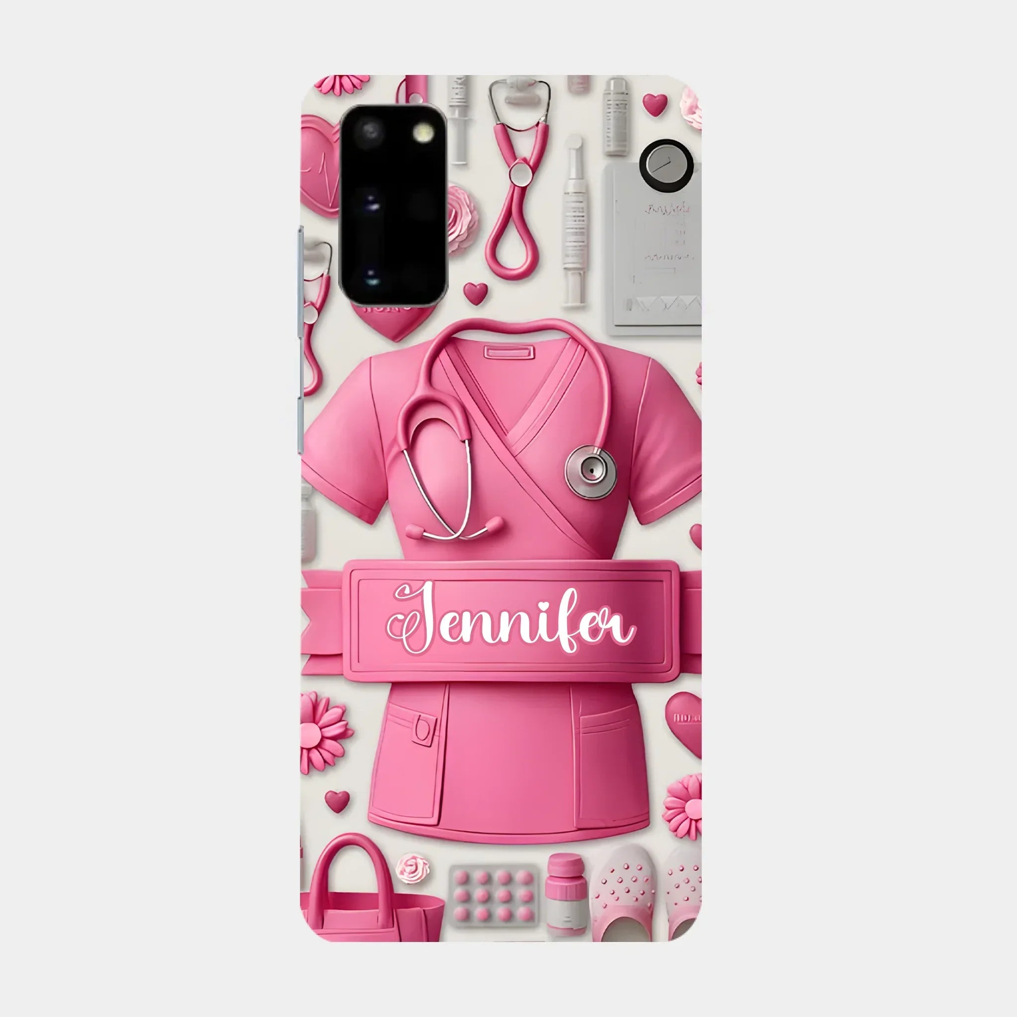 Nursing Is A Work Of Heart - Personalized Nurse Full Print Phone Cases - Joliny