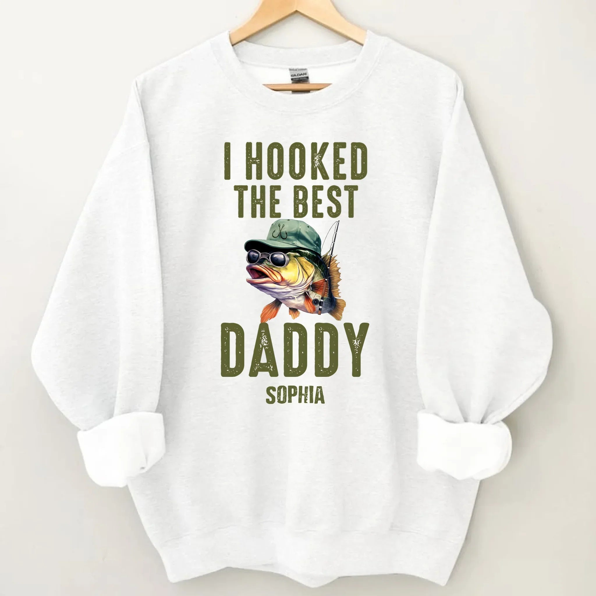 We Hooked The Best Dad, Grandpa, Papa - Personalized Shirt Father's Day - Joliny