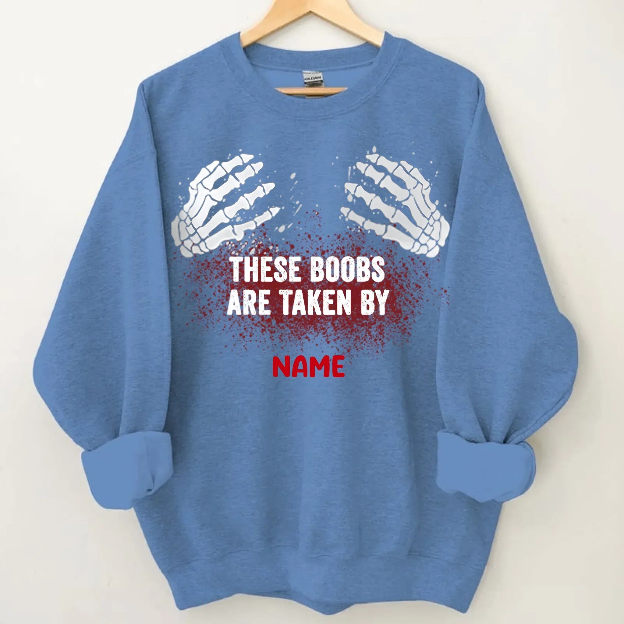 Beard - These boobs are taken by - Custom Name - Joliny