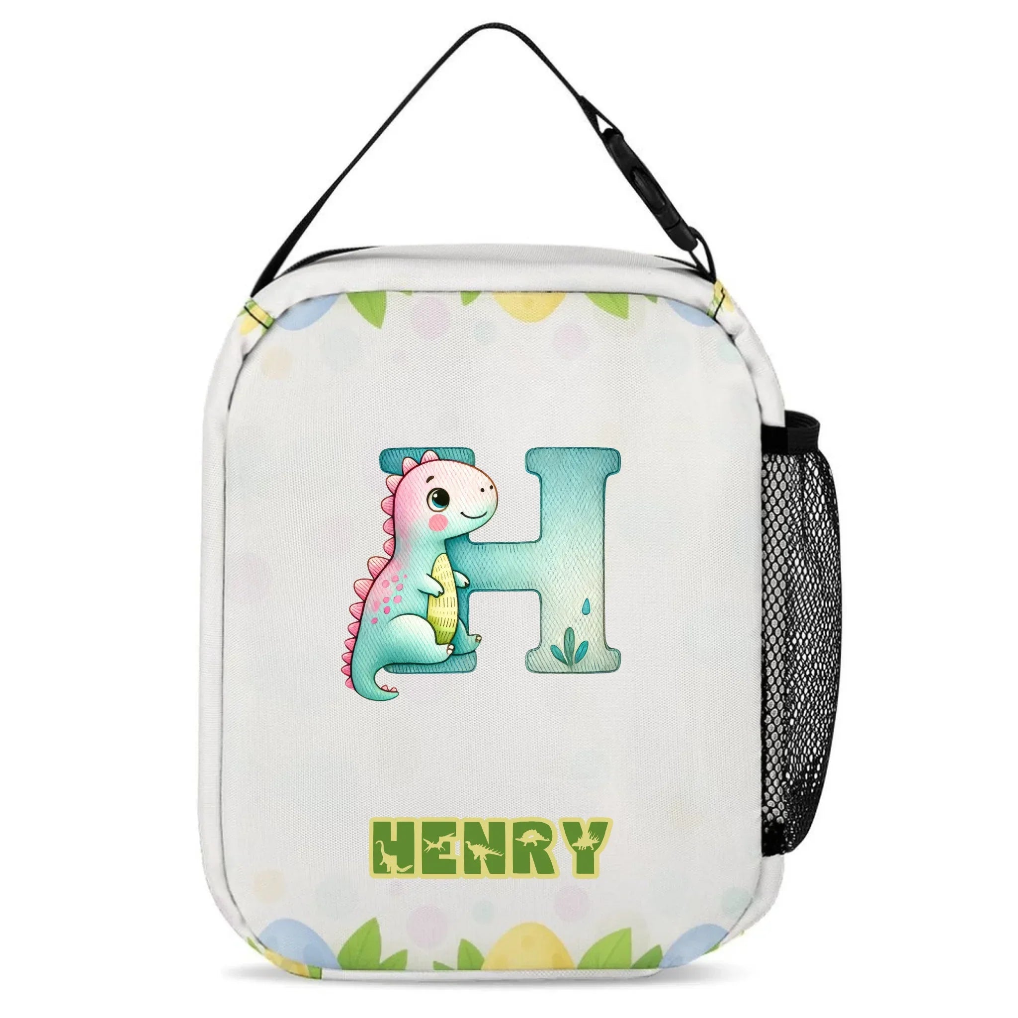 Customized Backpacks for Kids - Cartoon Dinosaur Design with Customized Name and Initials - School Season Gift for Kids - Joliny