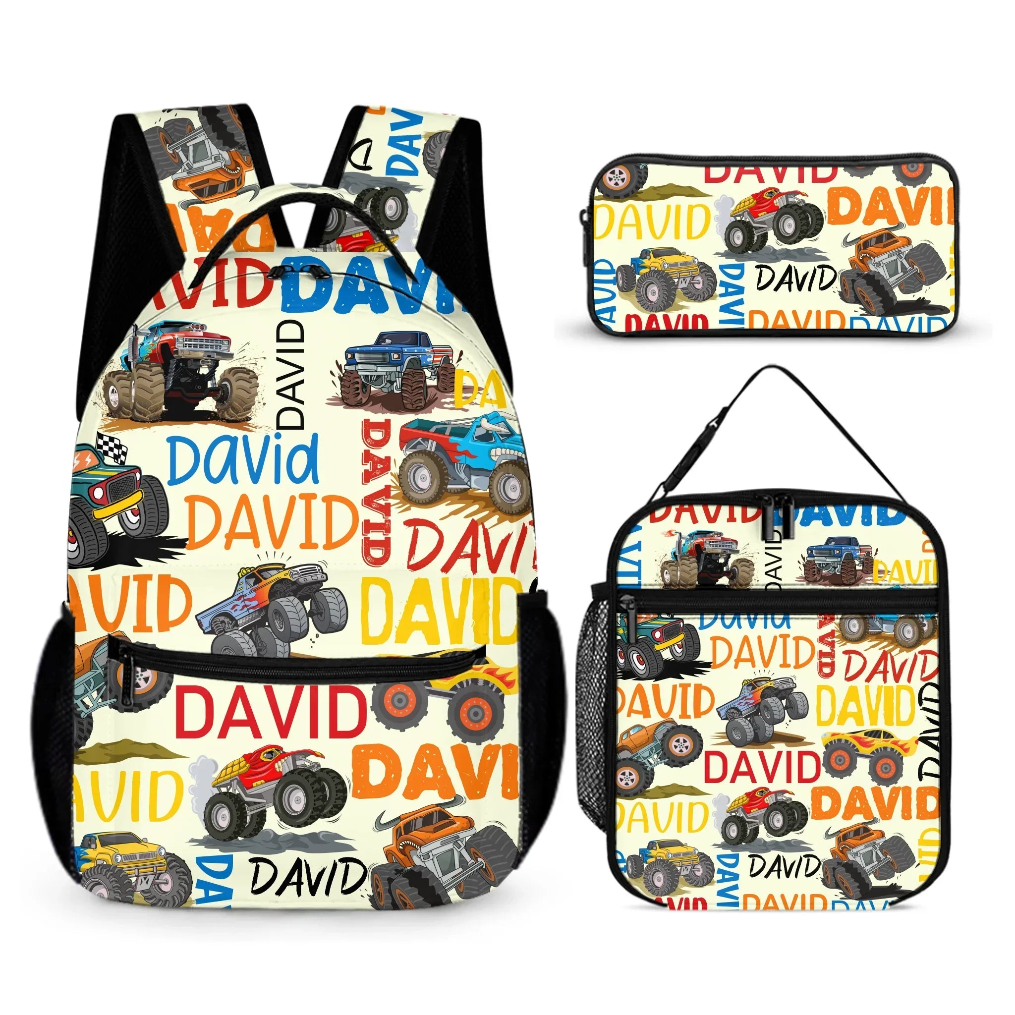 Customized Name-Engraved Backpack - Personalized Character - Gift for Children