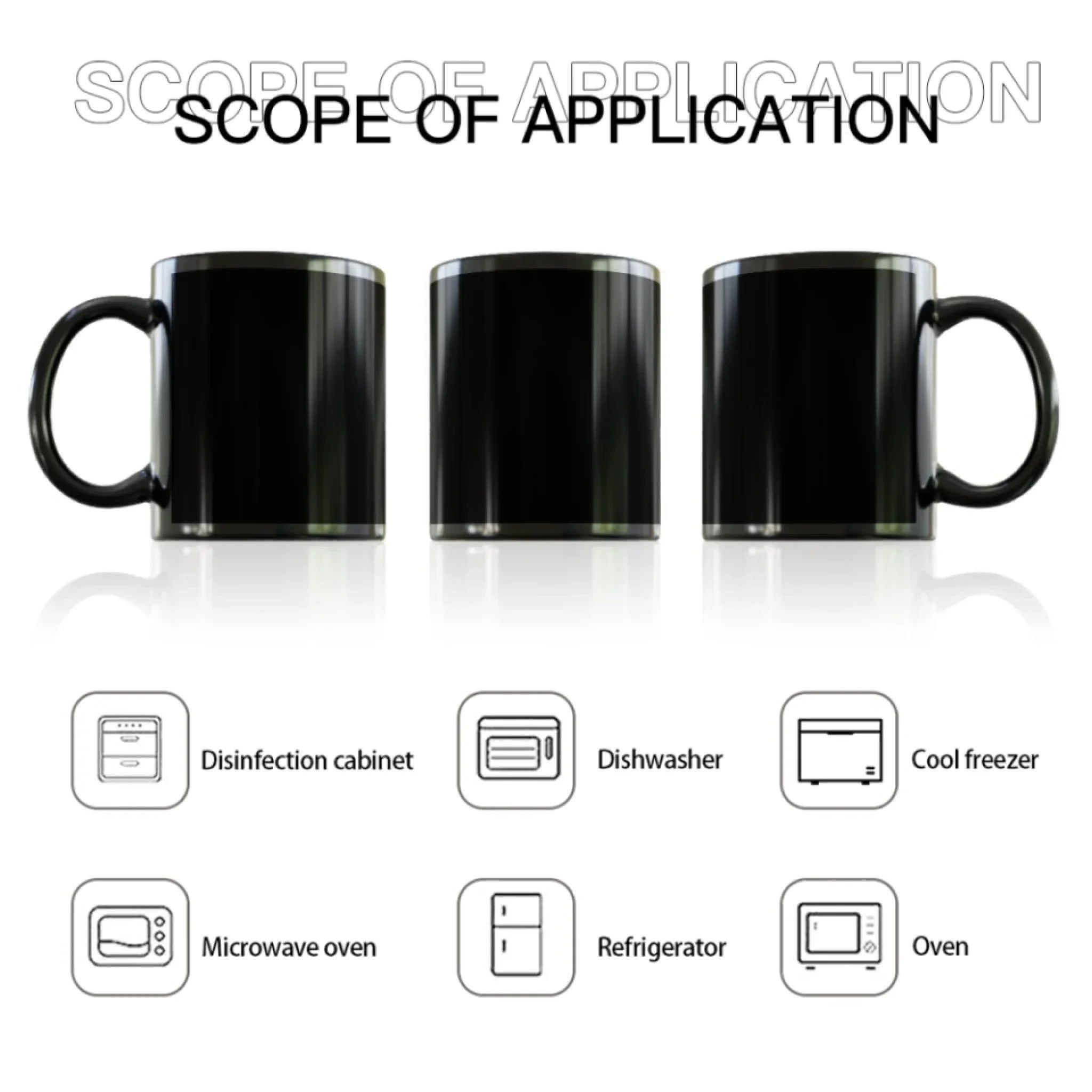 To my son - Personlised Black Wolf Pattern Coffee Mug - Joliny