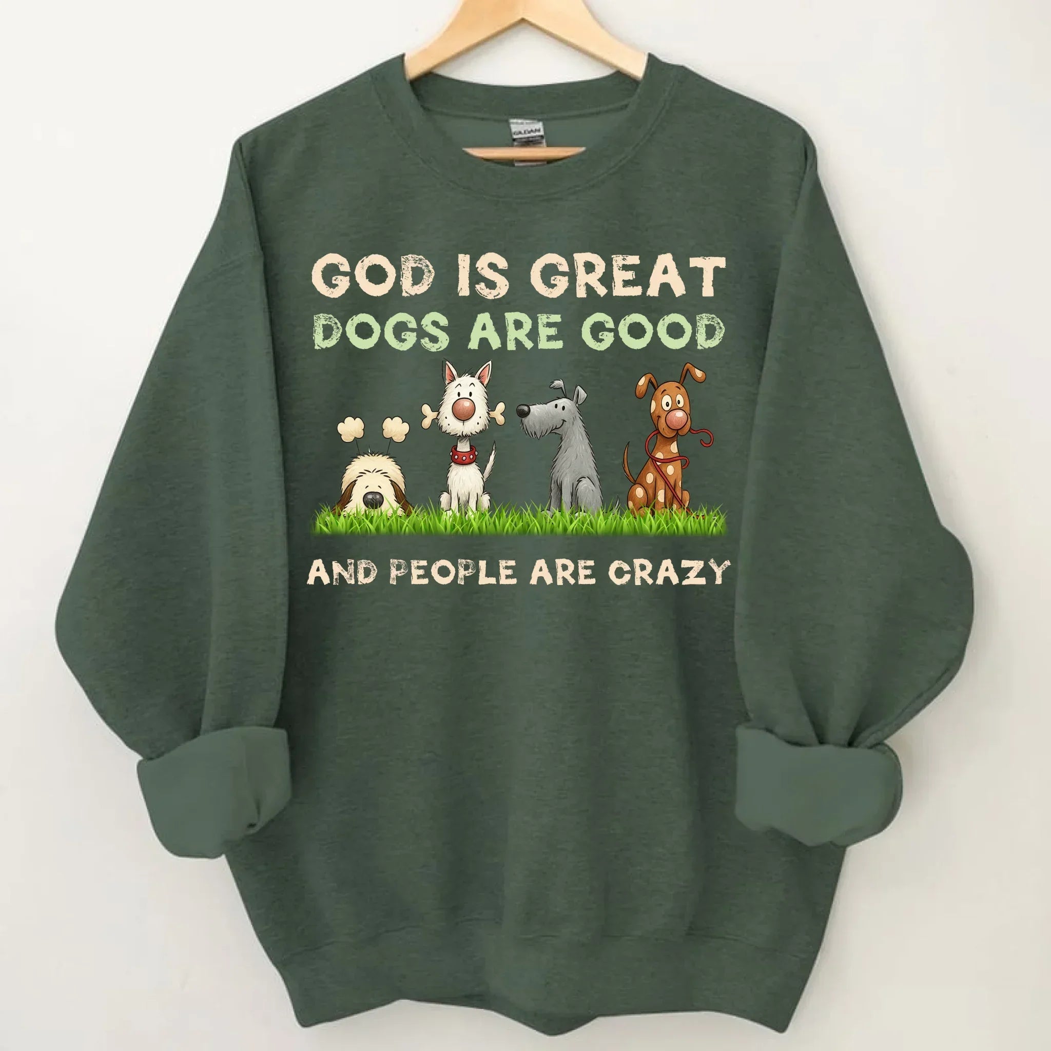 God Is Great Dog Are Good - Personalized Clothes - Joliny