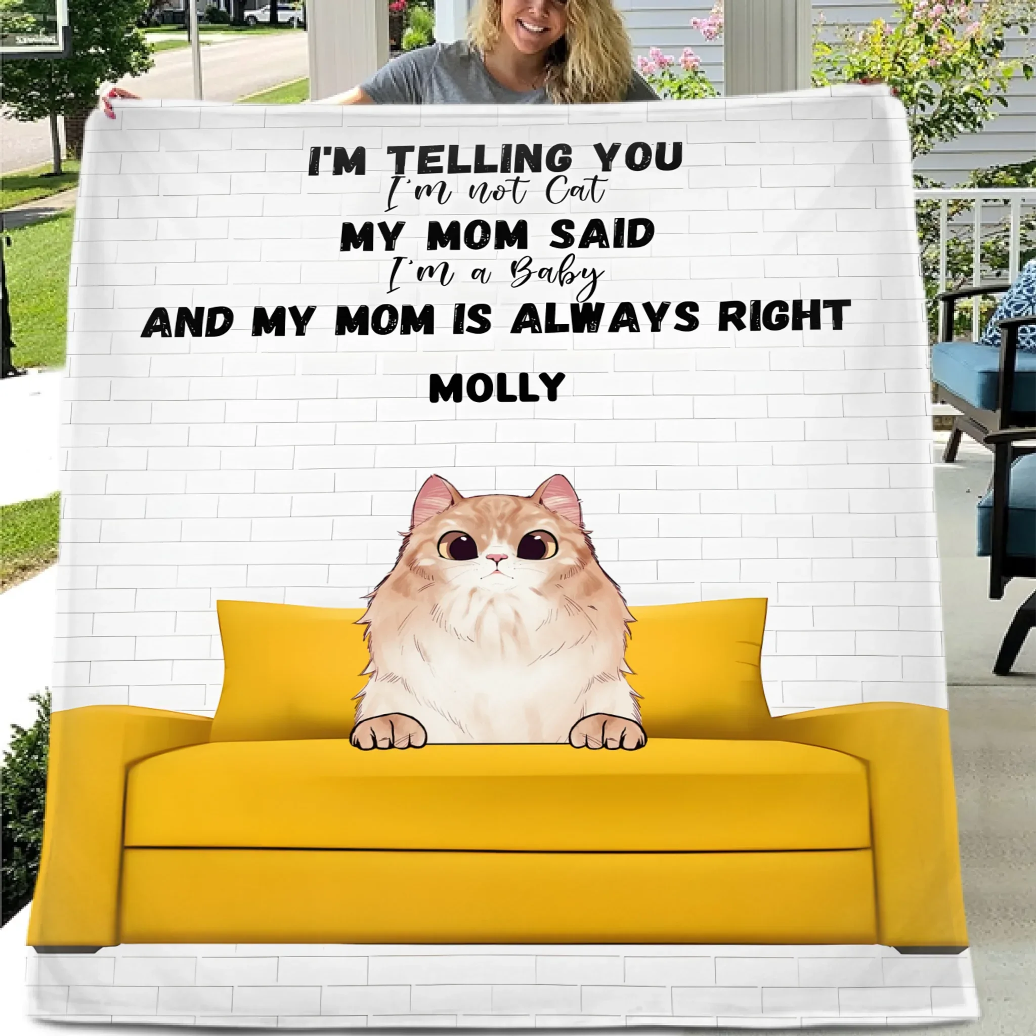 My Mom is Always Right - Personalized Blanket - Joliny