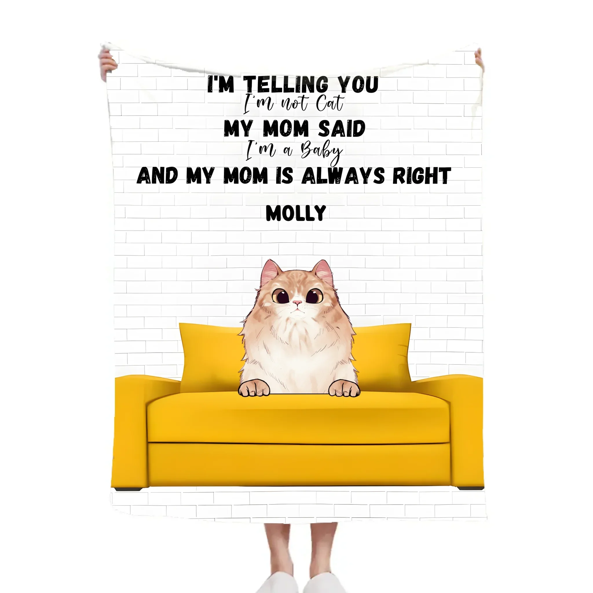 My Mom is Always Right - Personalized Blanket - Joliny