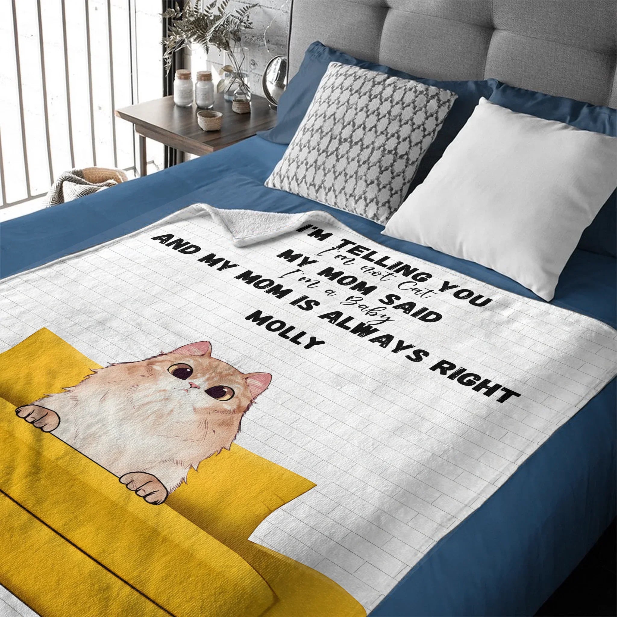 My Mom is Always Right - Personalized Blanket - Joliny