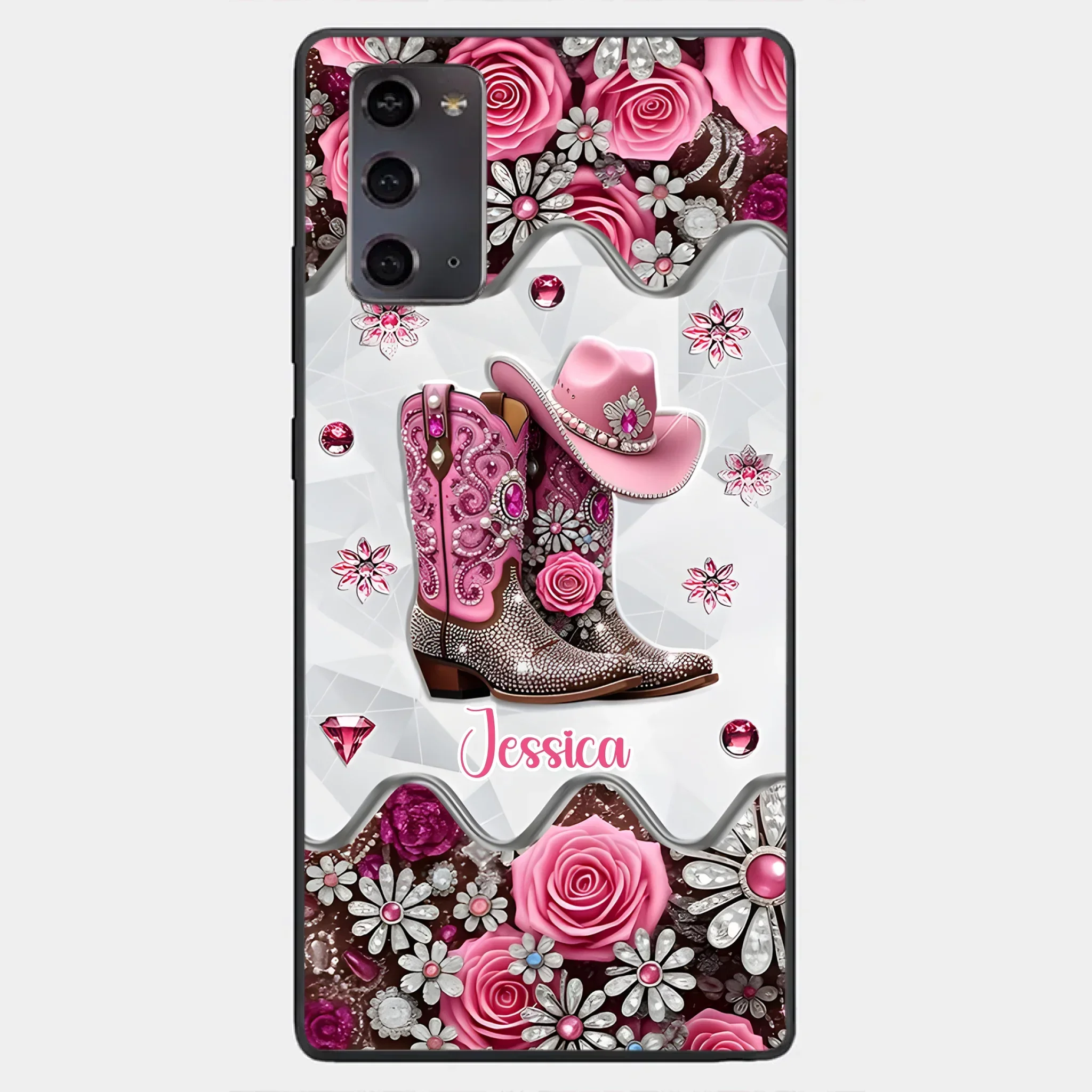 Cowgirl Boots - Personalized Cowgirl Full Print Phone Cases - Joliny