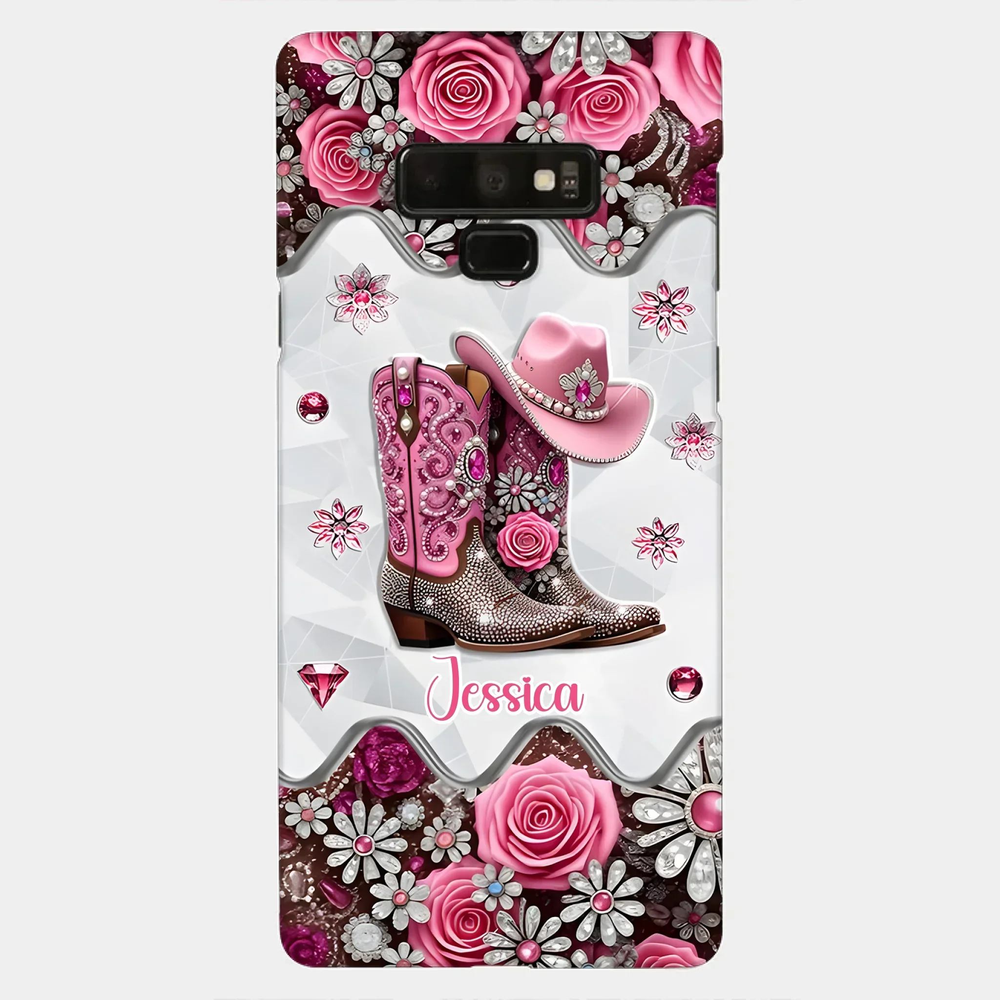 Cowgirl Boots - Personalized Cowgirl Full Print Phone Cases - Joliny
