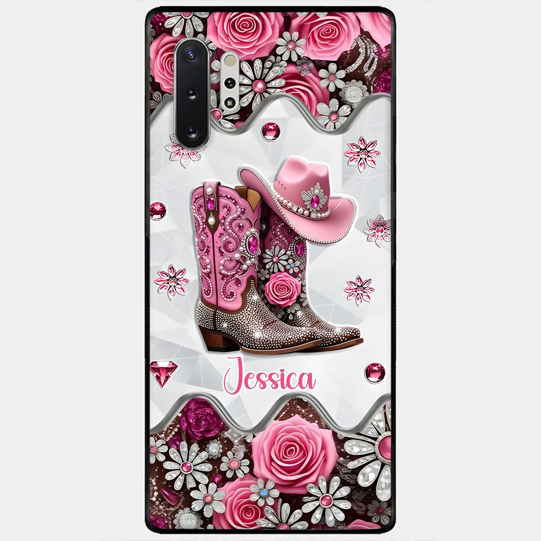 Cowgirl Boots - Personalized Cowgirl Full Print Phone Cases - Joliny