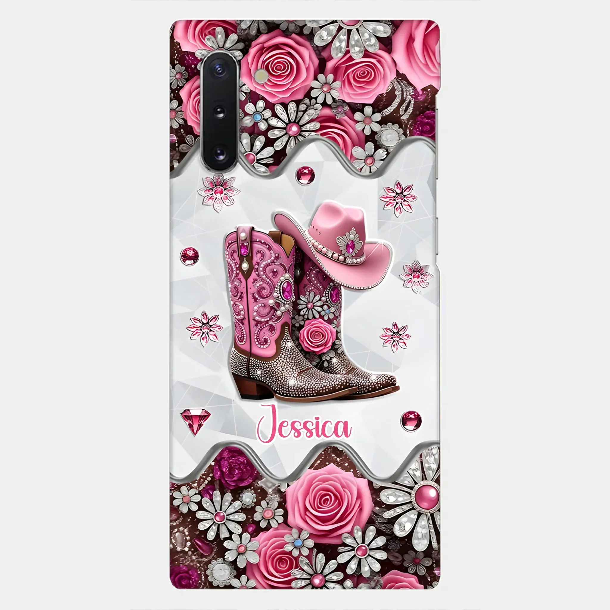 Cowgirl Boots - Personalized Cowgirl Full Print Phone Cases - Joliny