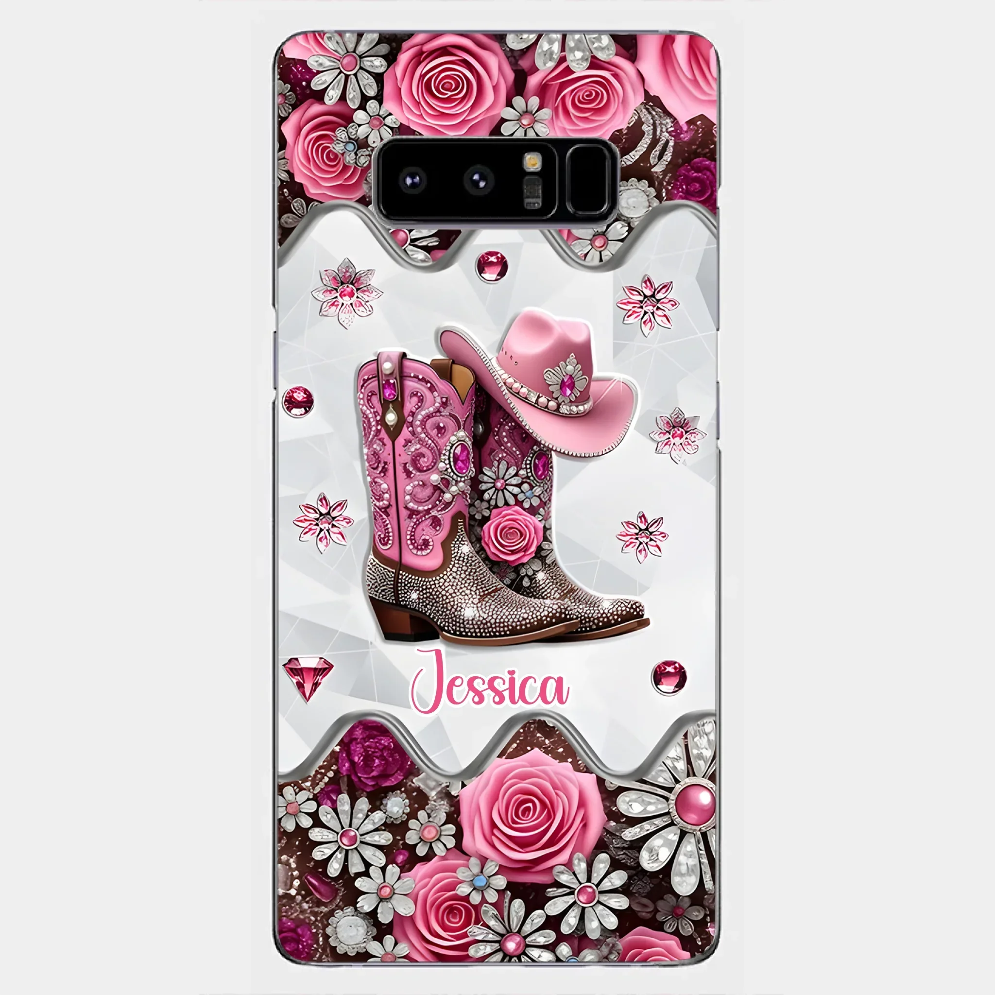 Cowgirl Boots - Personalized Cowgirl Full Print Phone Cases - Joliny