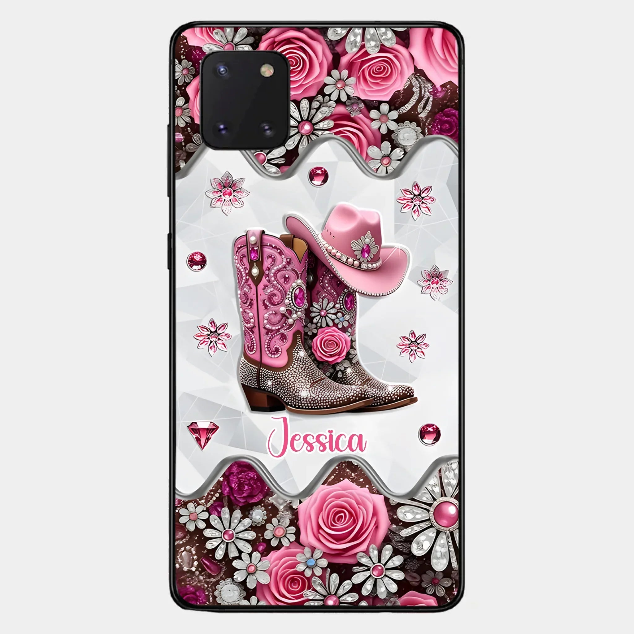 Cowgirl Boots - Personalized Cowgirl Full Print Phone Cases - Joliny