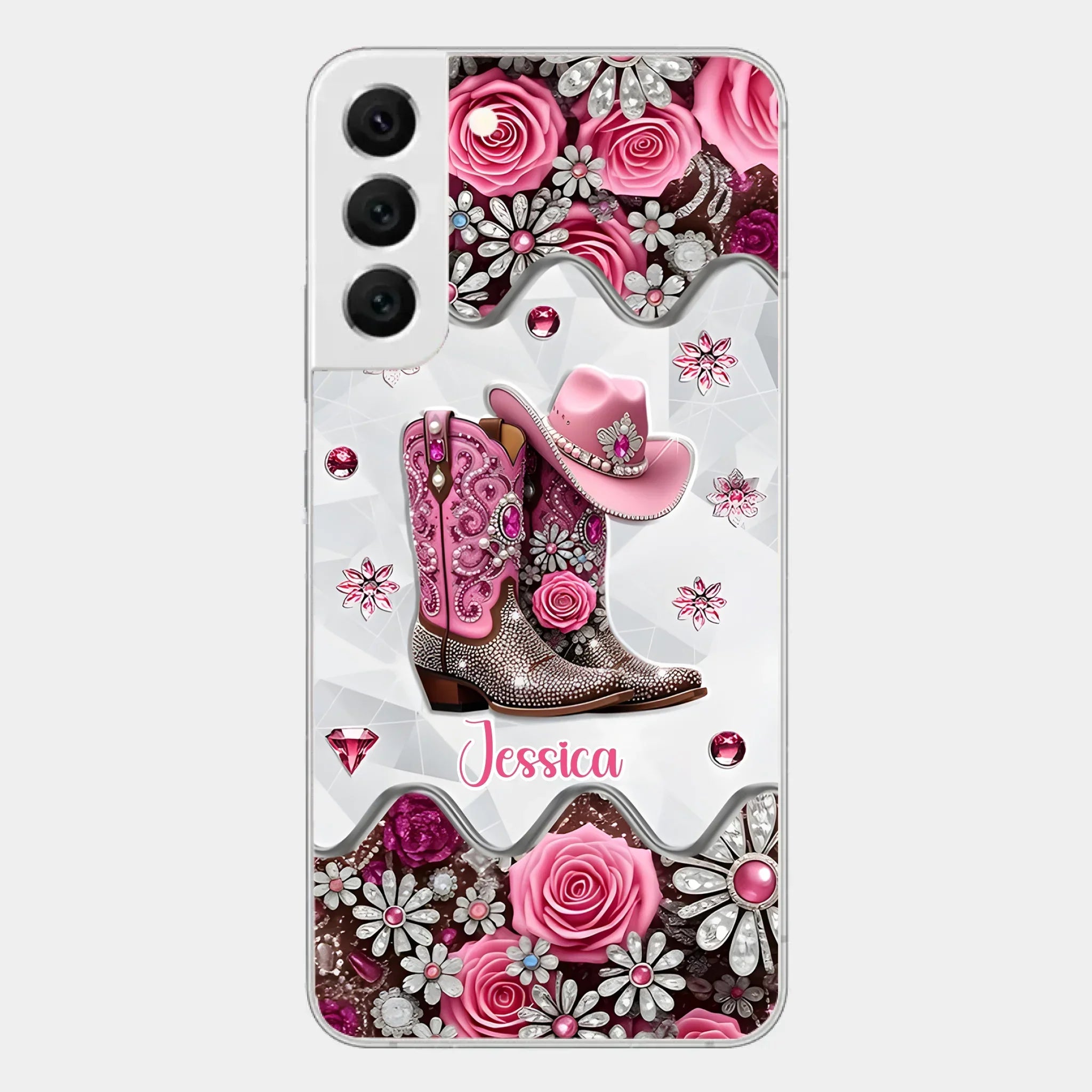 Cowgirl Boots - Personalized Cowgirl Full Print Phone Cases - Joliny