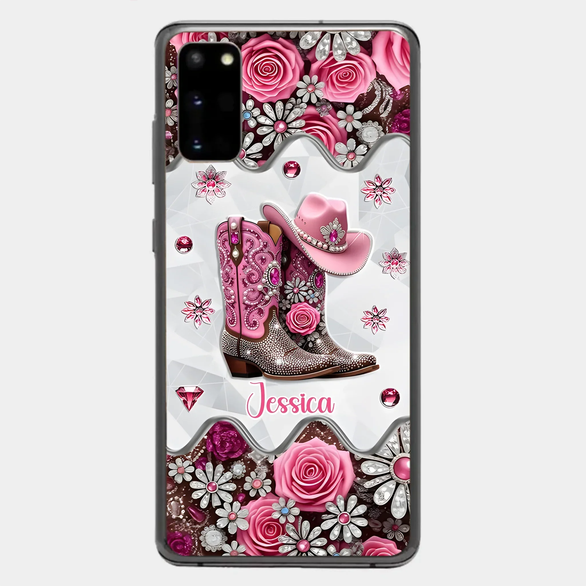 Cowgirl Boots - Personalized Cowgirl Full Print Phone Cases - Joliny