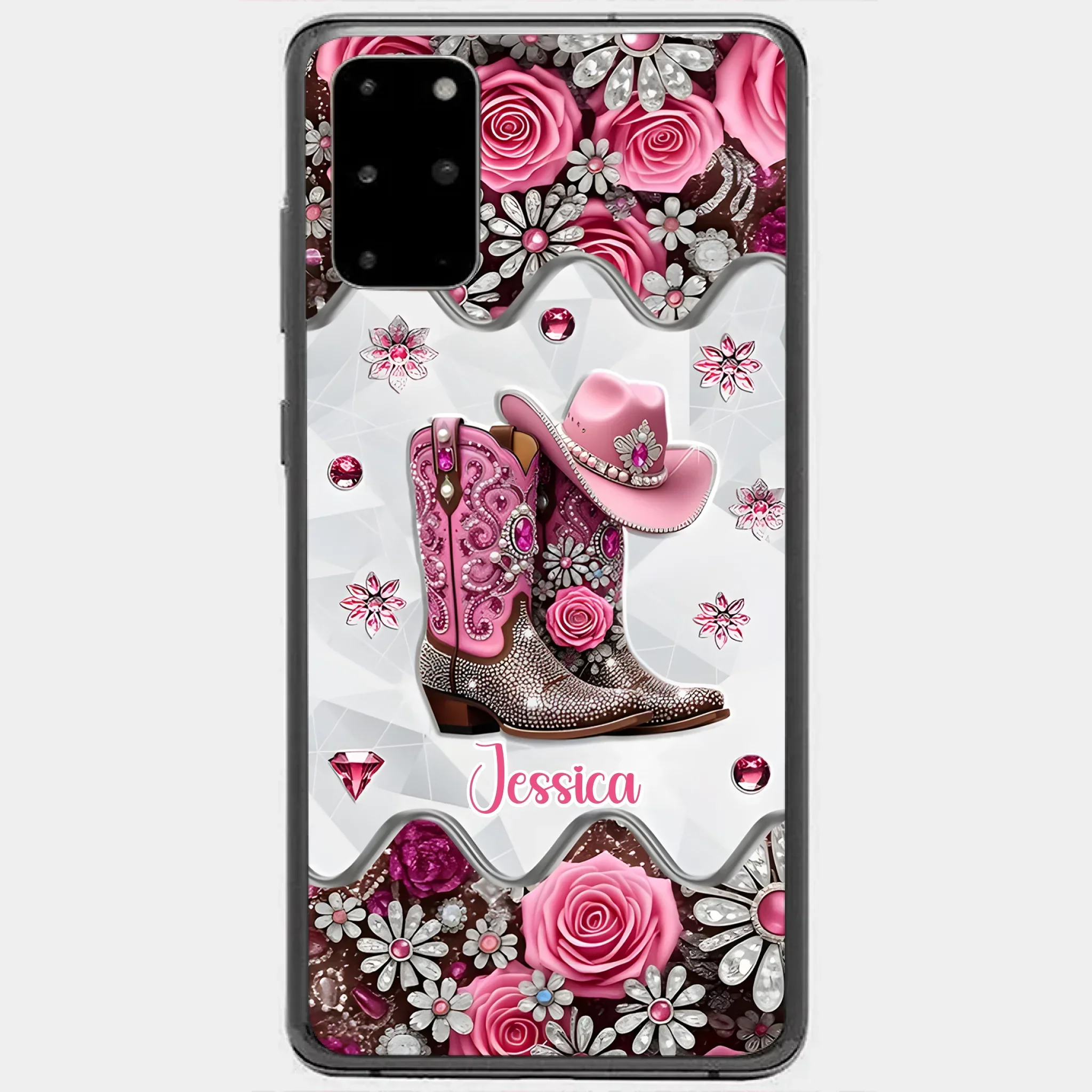 Cowgirl Boots - Personalized Cowgirl Full Print Phone Cases - Joliny