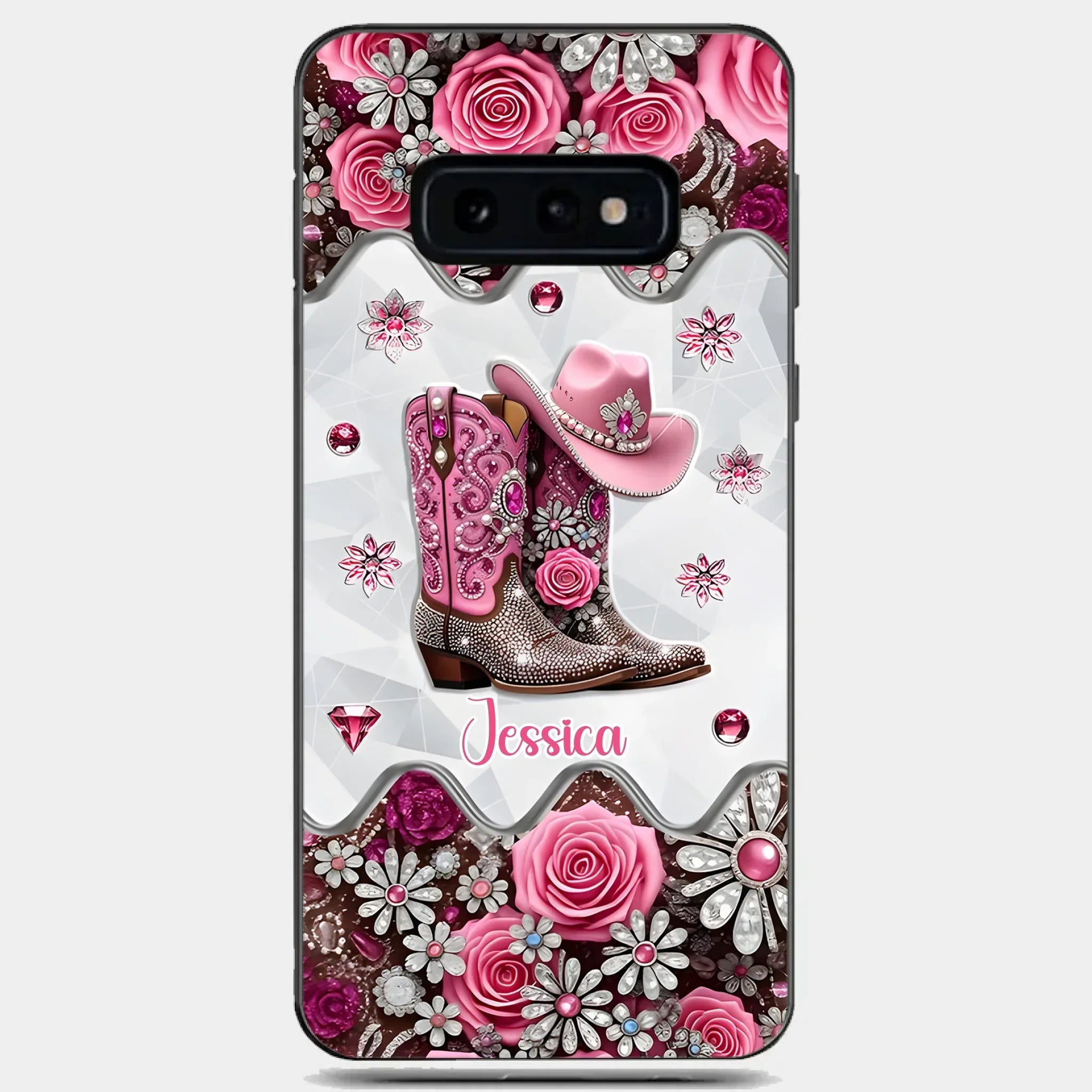 Cowgirl Boots - Personalized Cowgirl Full Print Phone Cases - Joliny