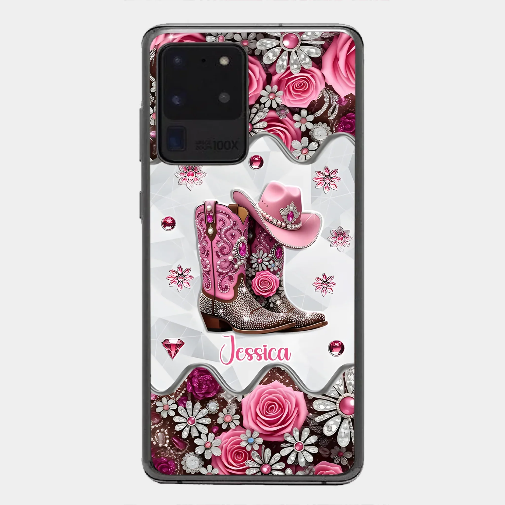 Cowgirl Boots - Personalized Cowgirl Full Print Phone Cases - Joliny