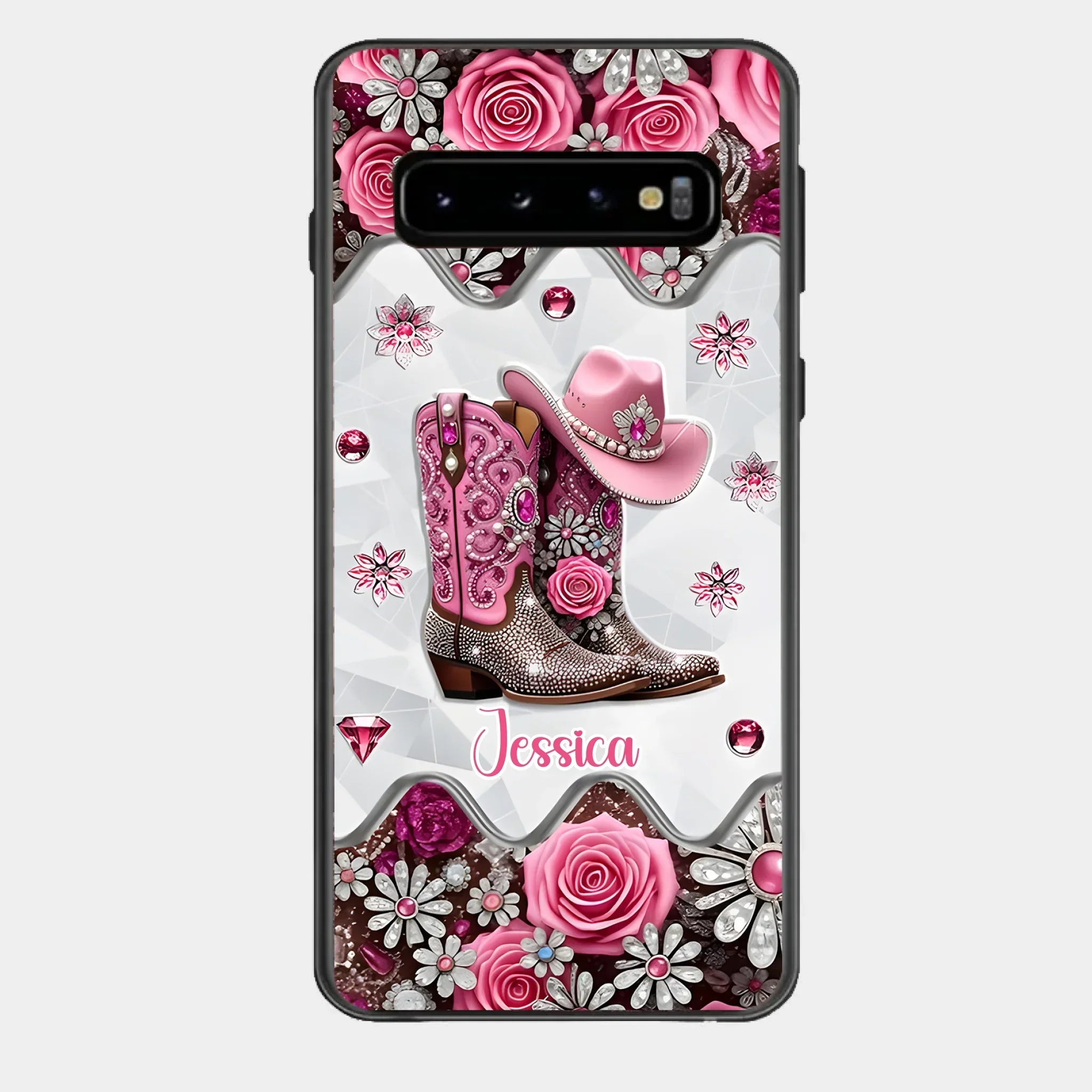 Cowgirl Boots - Personalized Cowgirl Full Print Phone Cases - Joliny