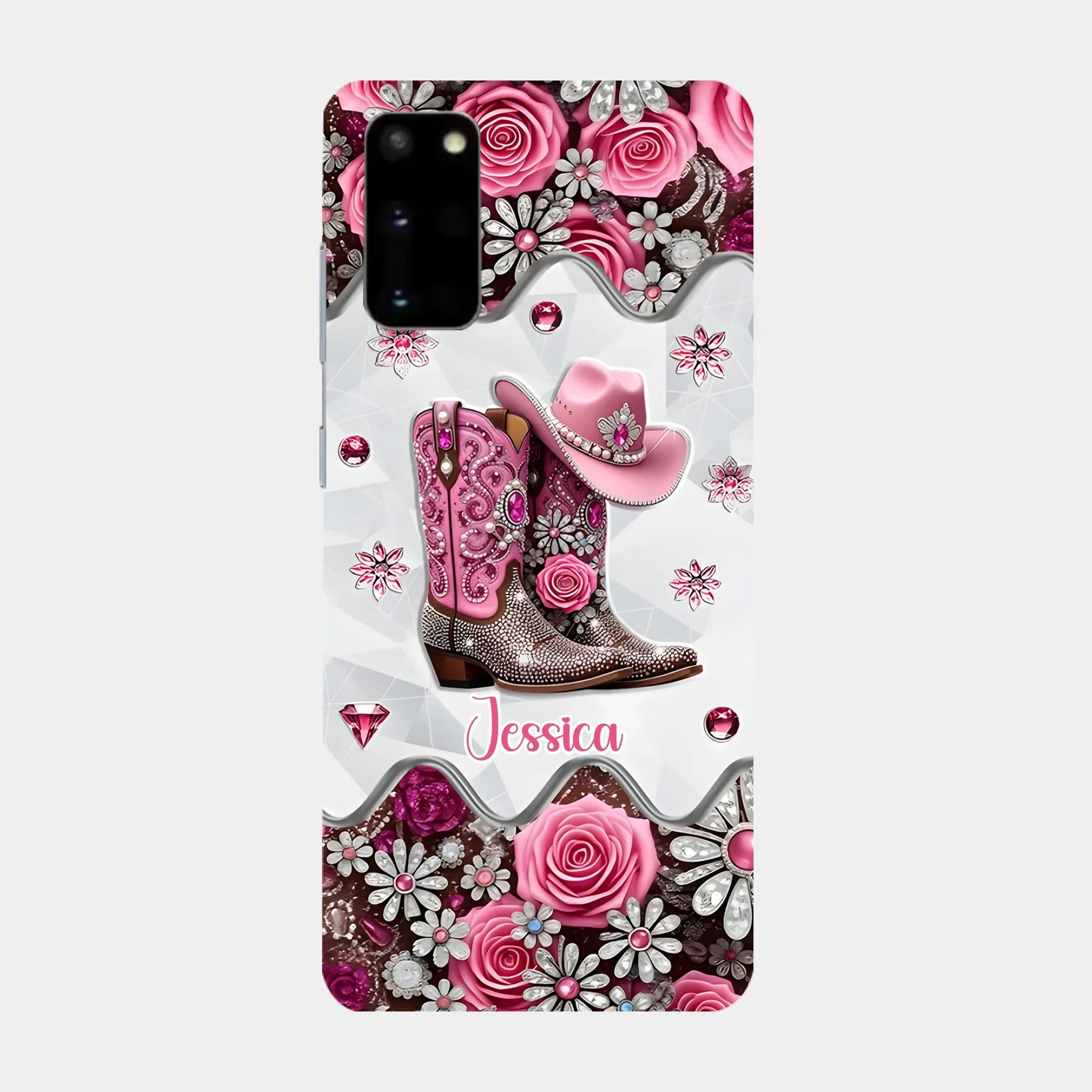 Cowgirl Boots - Personalized Cowgirl Full Print Phone Cases - Joliny