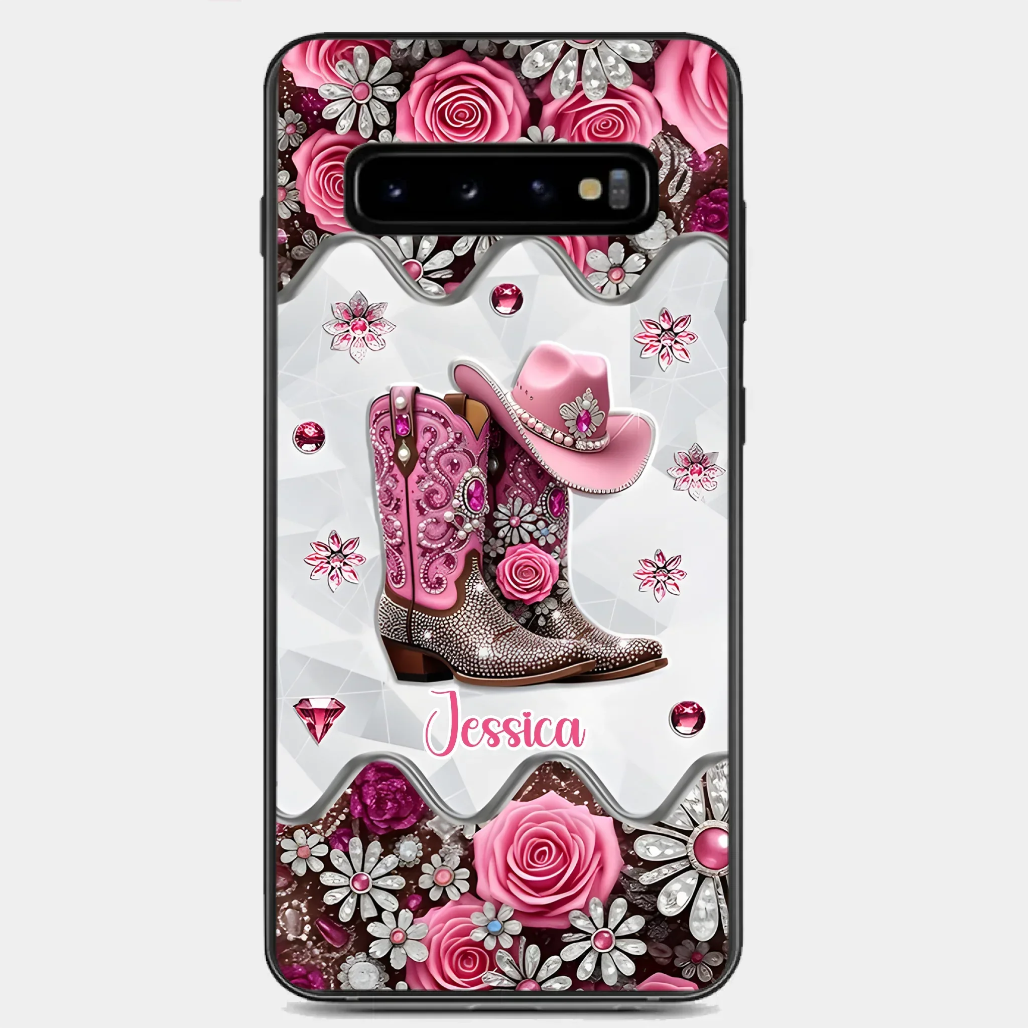 Cowgirl Boots - Personalized Cowgirl Full Print Phone Cases - Joliny