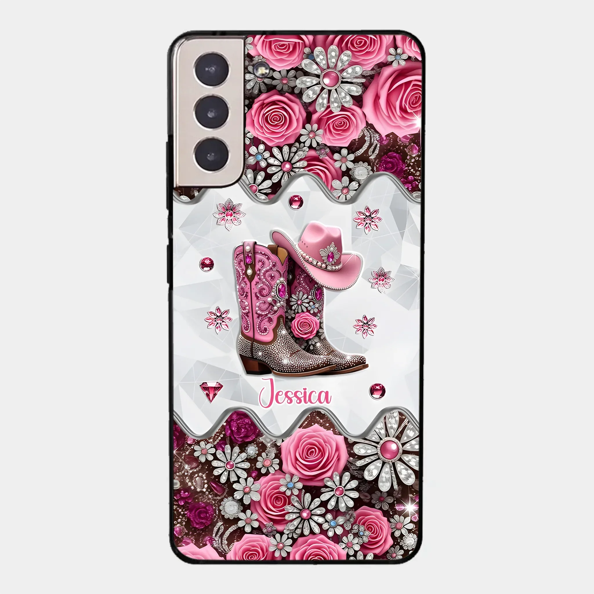 Cowgirl Boots - Personalized Cowgirl Full Print Phone Cases - Joliny