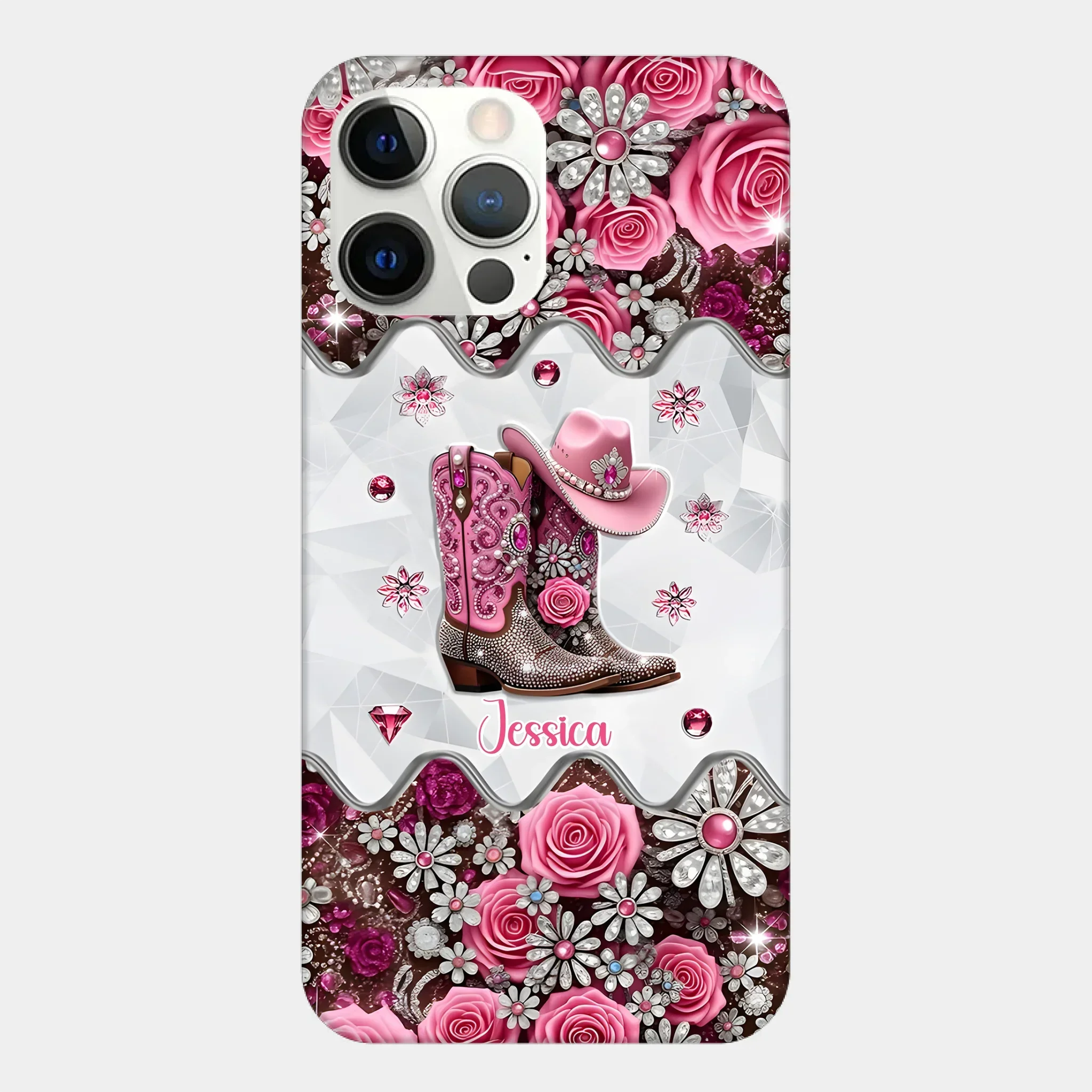 Cowgirl Boots - Personalized Cowgirl Full Print Phone Cases - Joliny