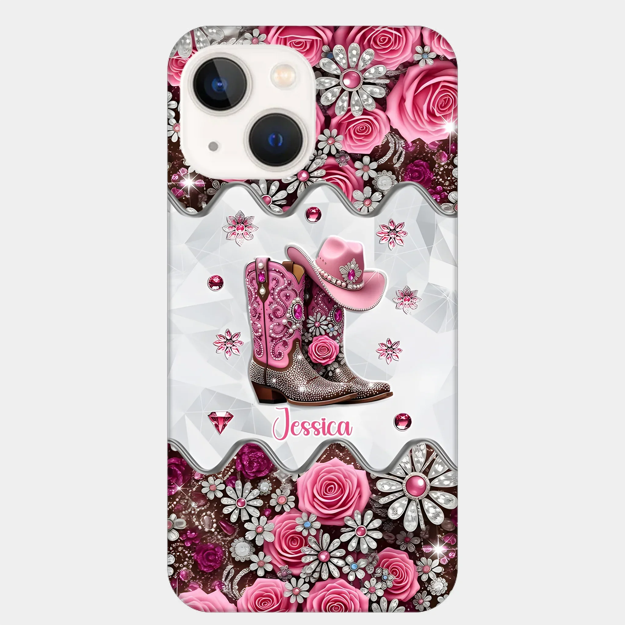 Cowgirl Boots - Personalized Cowgirl Full Print Phone Cases - Joliny