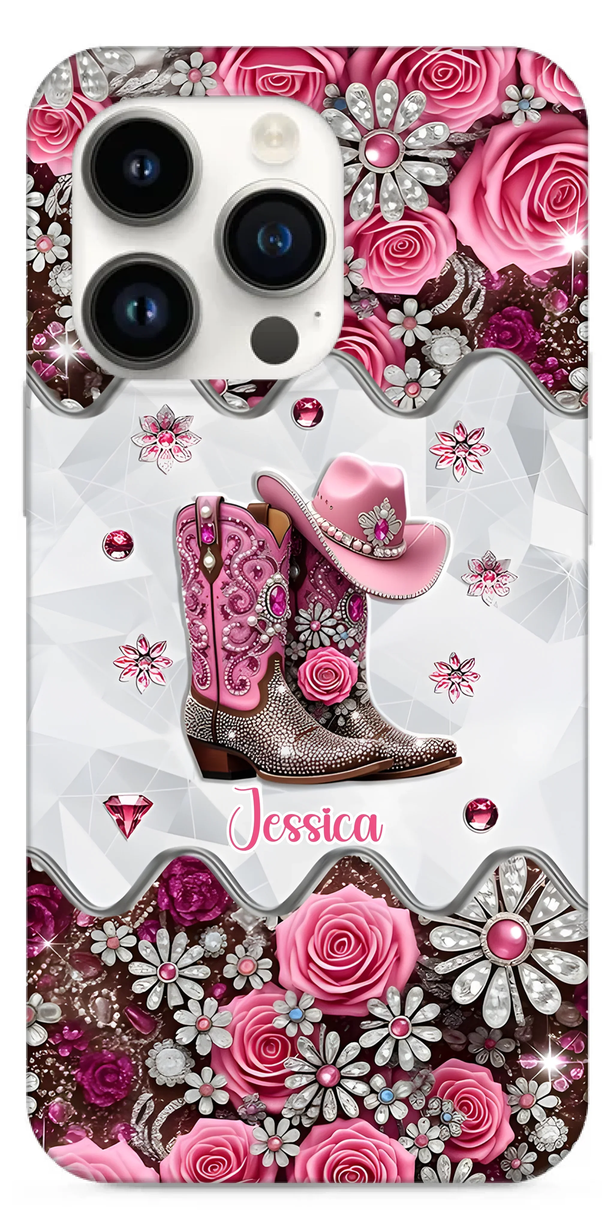 Cowgirl Boots - Personalized Cowgirl Full Print Phone Cases - Joliny