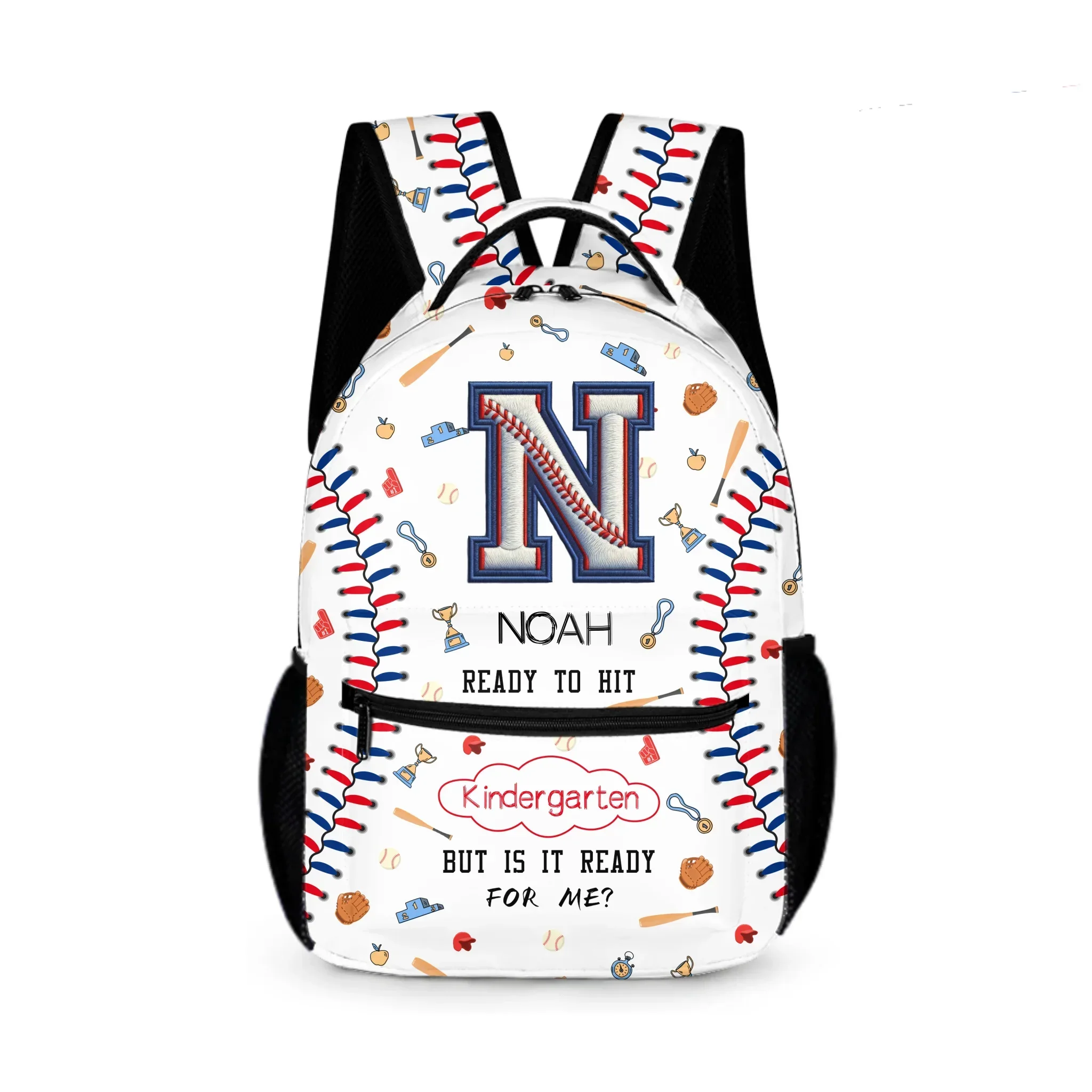 Personalized Initials Custom Baseball Backpack - Gift For Boys - Joliny