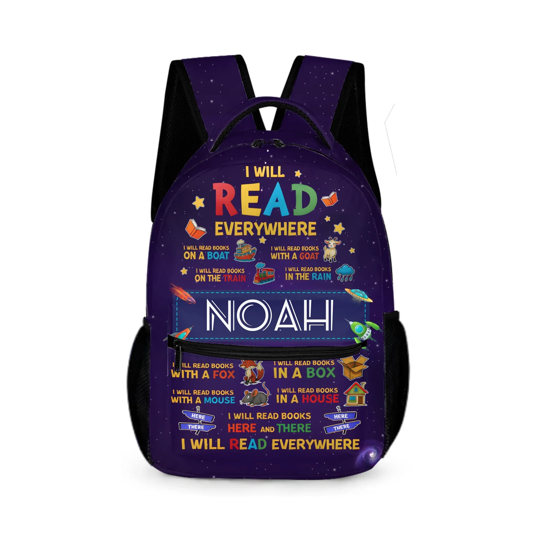 Space Reading Backpack - Gift For Child - Joliny