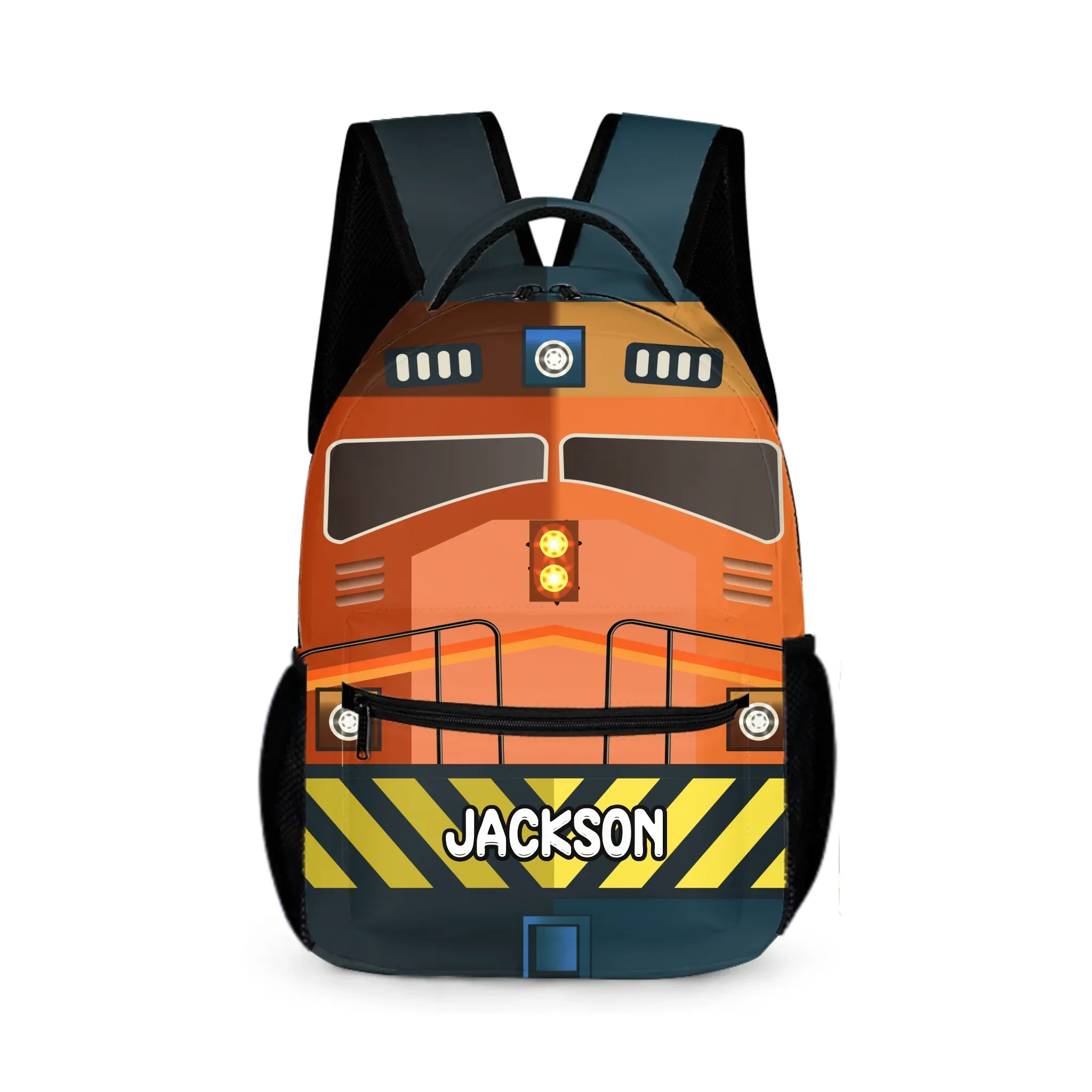 Personalized Name Custom Train Backpack - Back to School Gift for Kids - Joliny