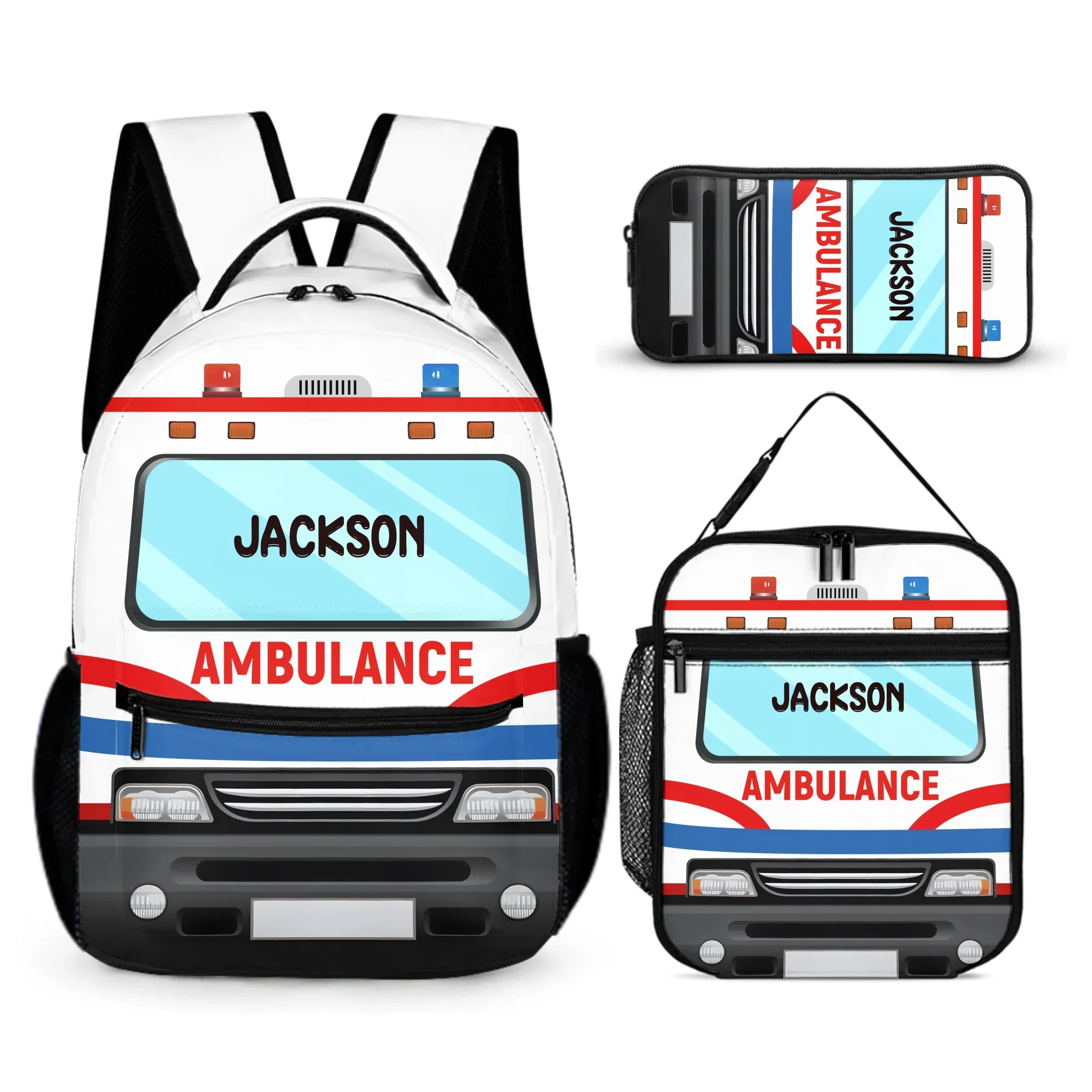 Personalized Name Custom Train Backpack - Back to School Gift for Kids - Joliny