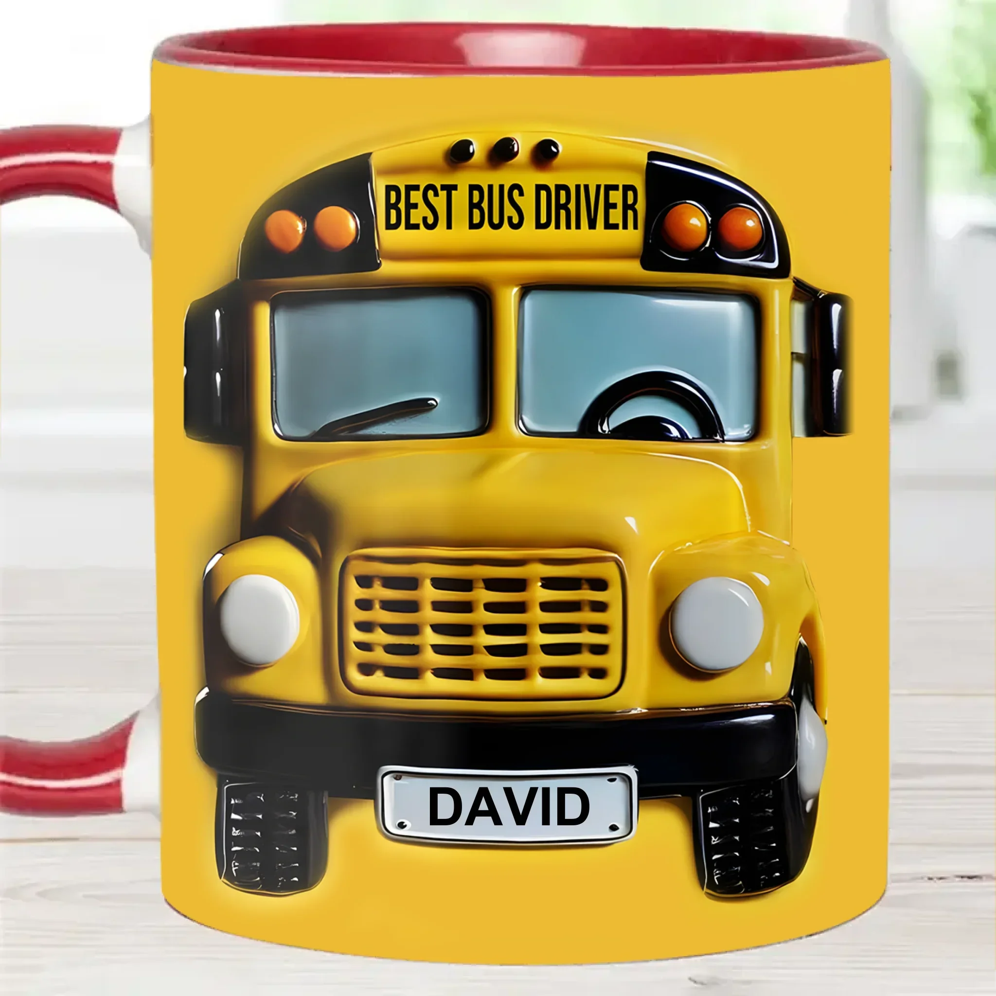 Best Bus Driver - Personalized Name Mug - Joliny