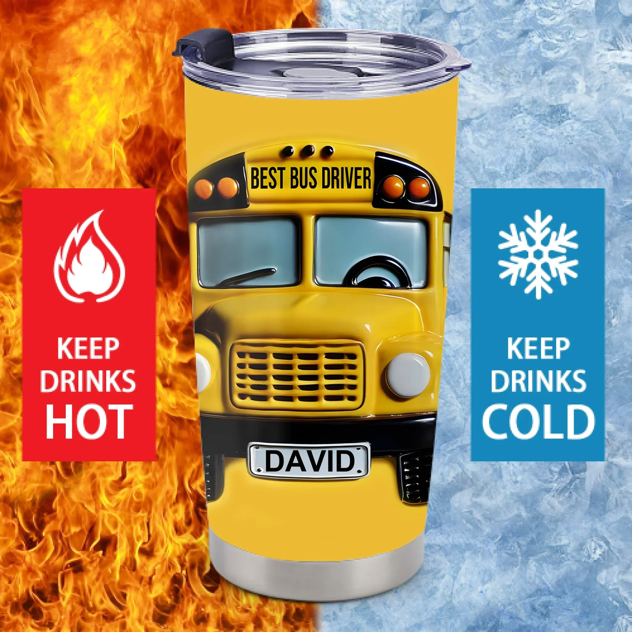 Best Bus Driver - Personalized Name Mug - Joliny