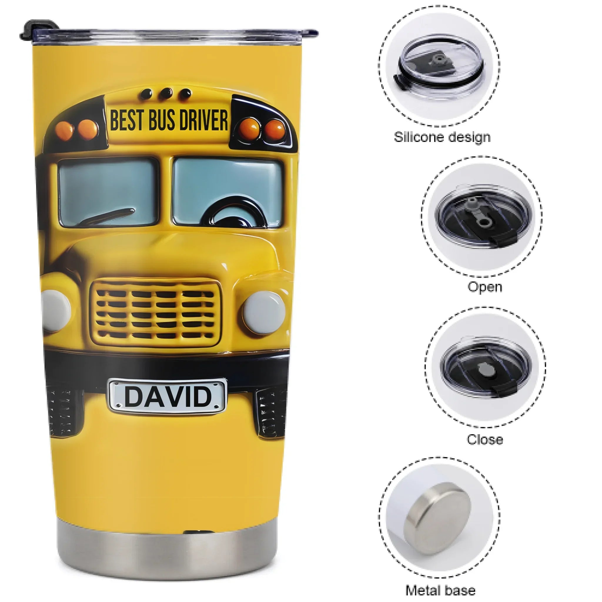 Best Bus Driver - Personalized Name Mug - Joliny