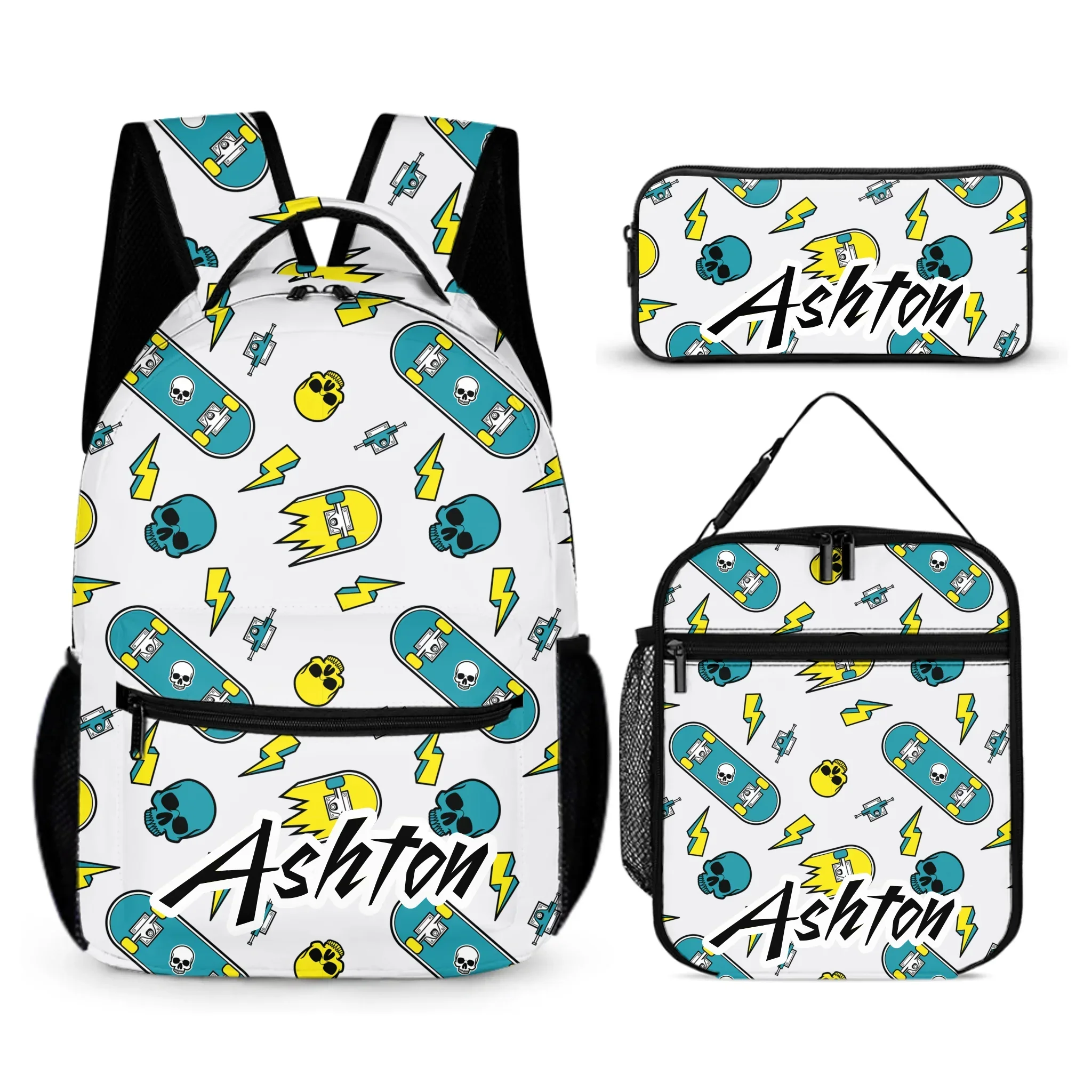 Personalized Name Customized Skateboard Backpacks - School Season Gifts for Kids - Joliny