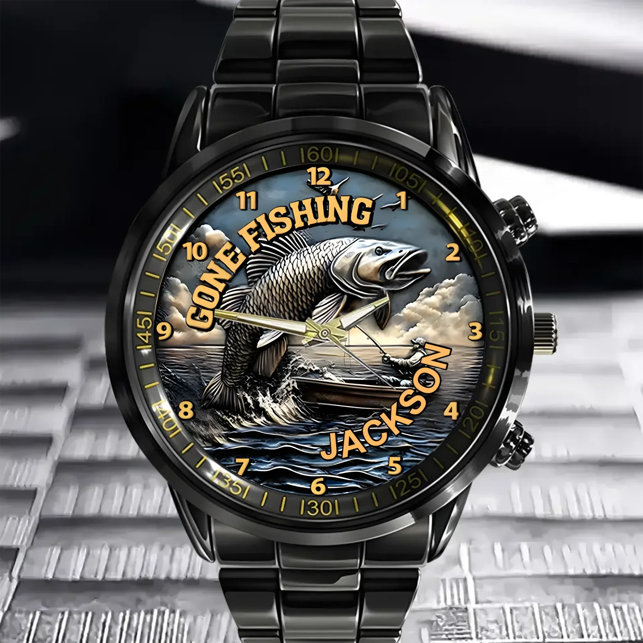 Gone Fishing - Personalized Fishing Watch - Joliny