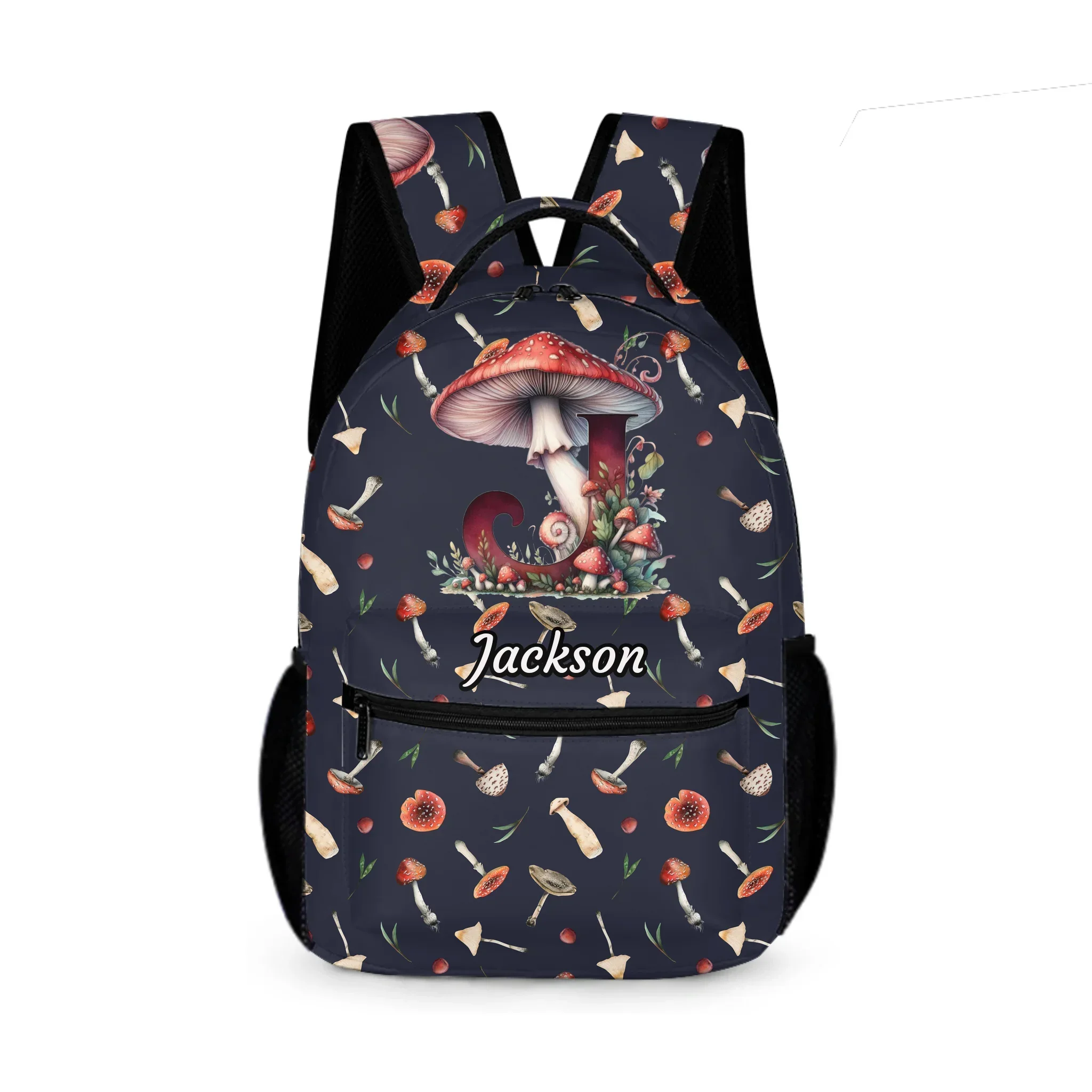 Personalized Name Customized Mushroom Backpack- School Season Gifts for Kids - Joliny
