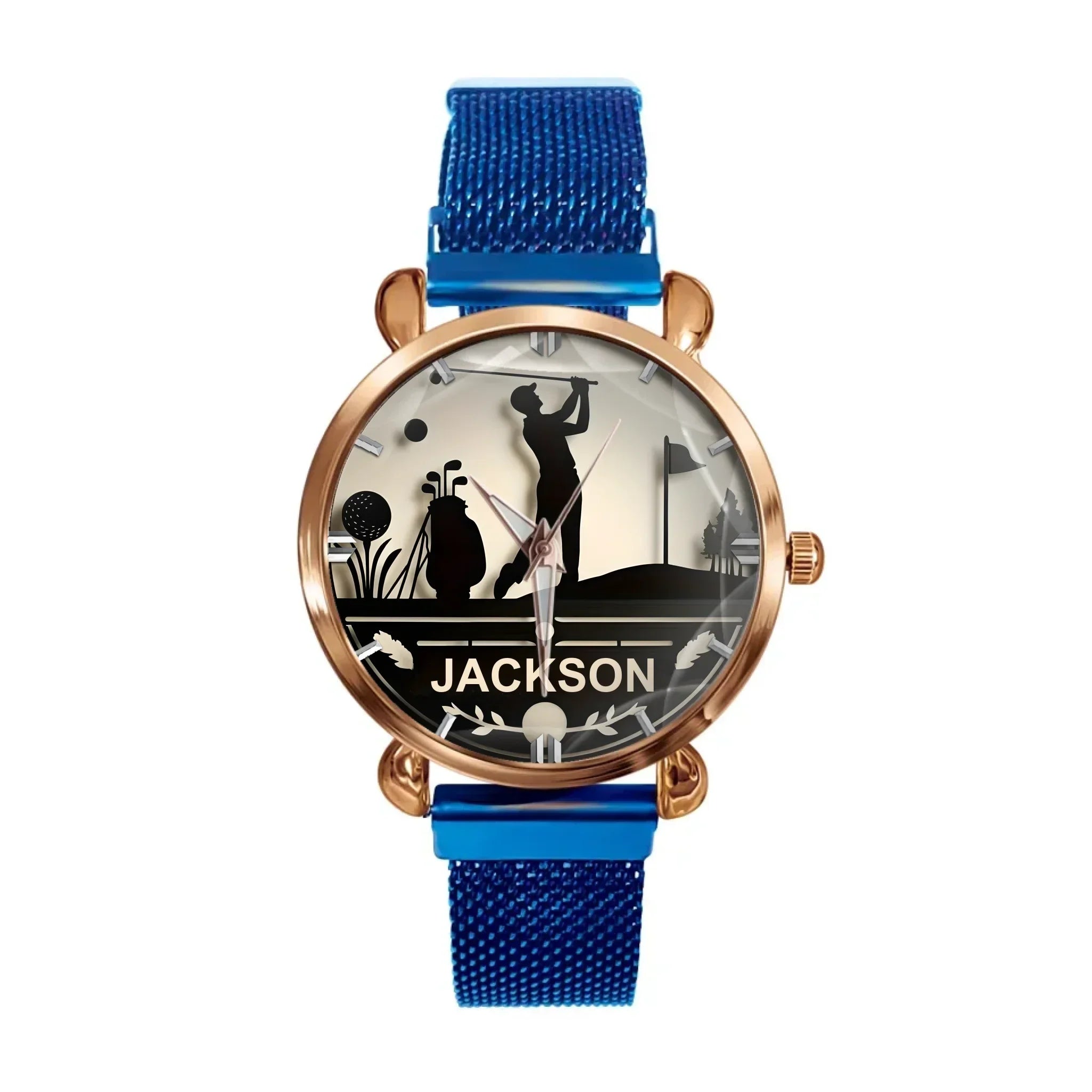 Golfer Themed Watch - Personalized Name - Joliny