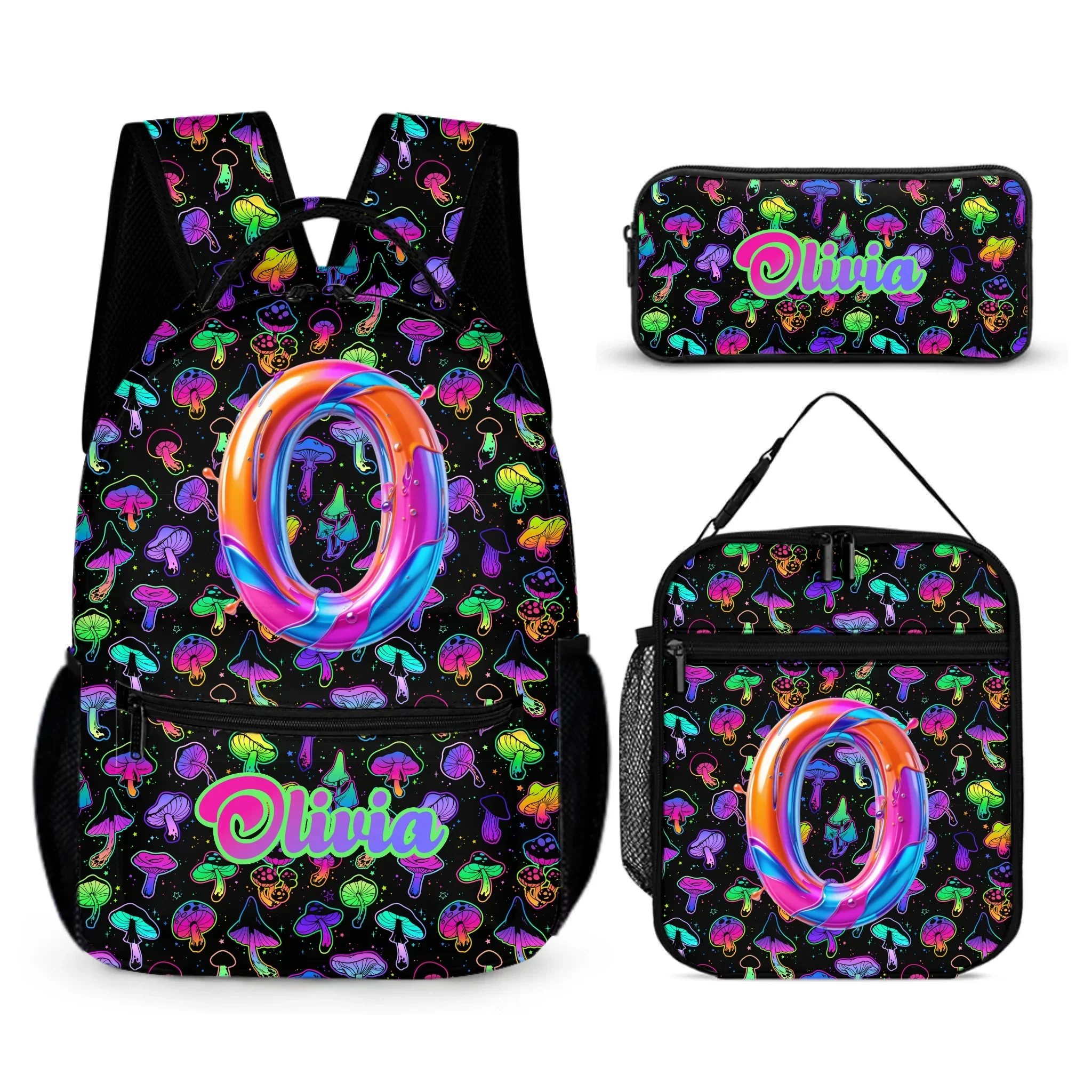 Iridescent Mushroom Custom Backpack - The Trendy Gift for Back-to-School Season - Joliny