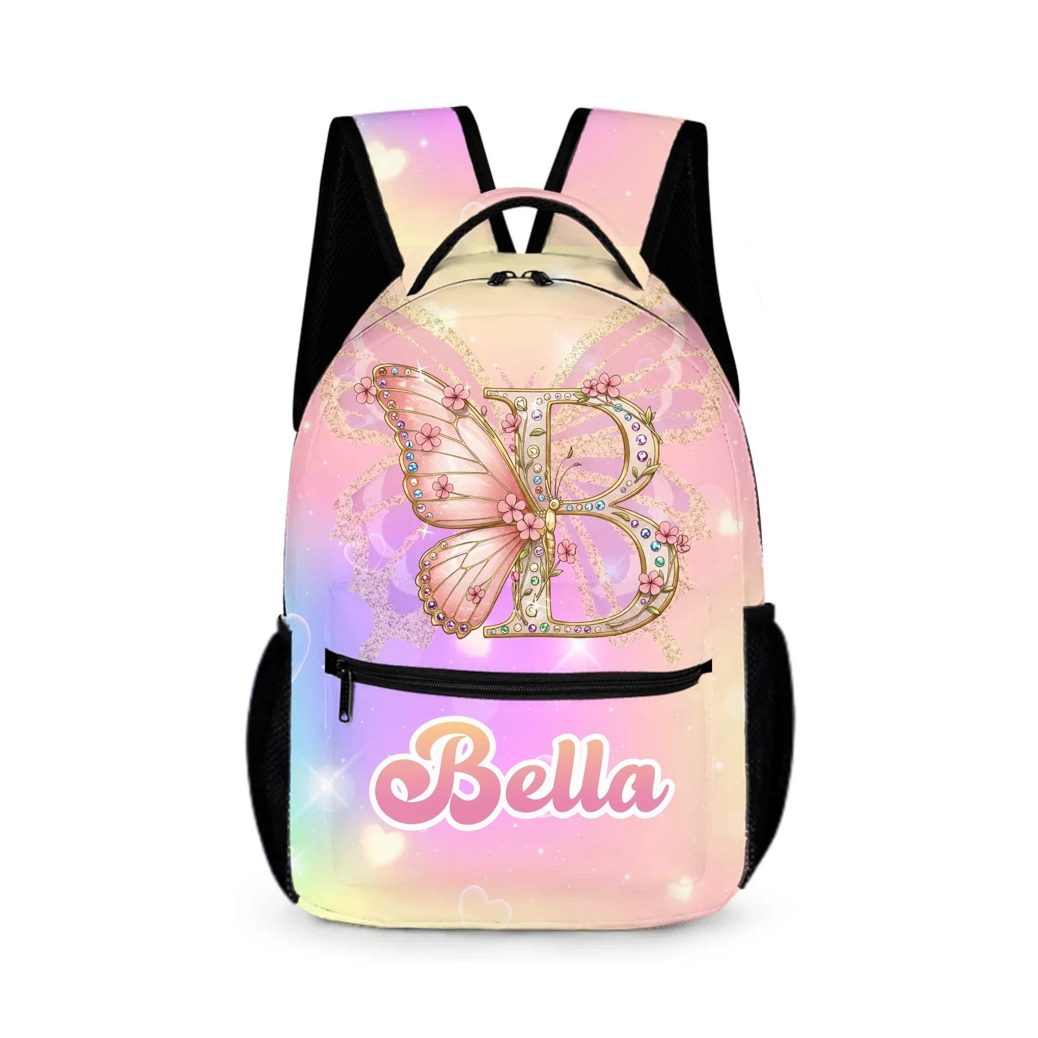 Gleaming Butterfly Custom Backpack - Gift for Back-to-School Season - Joliny