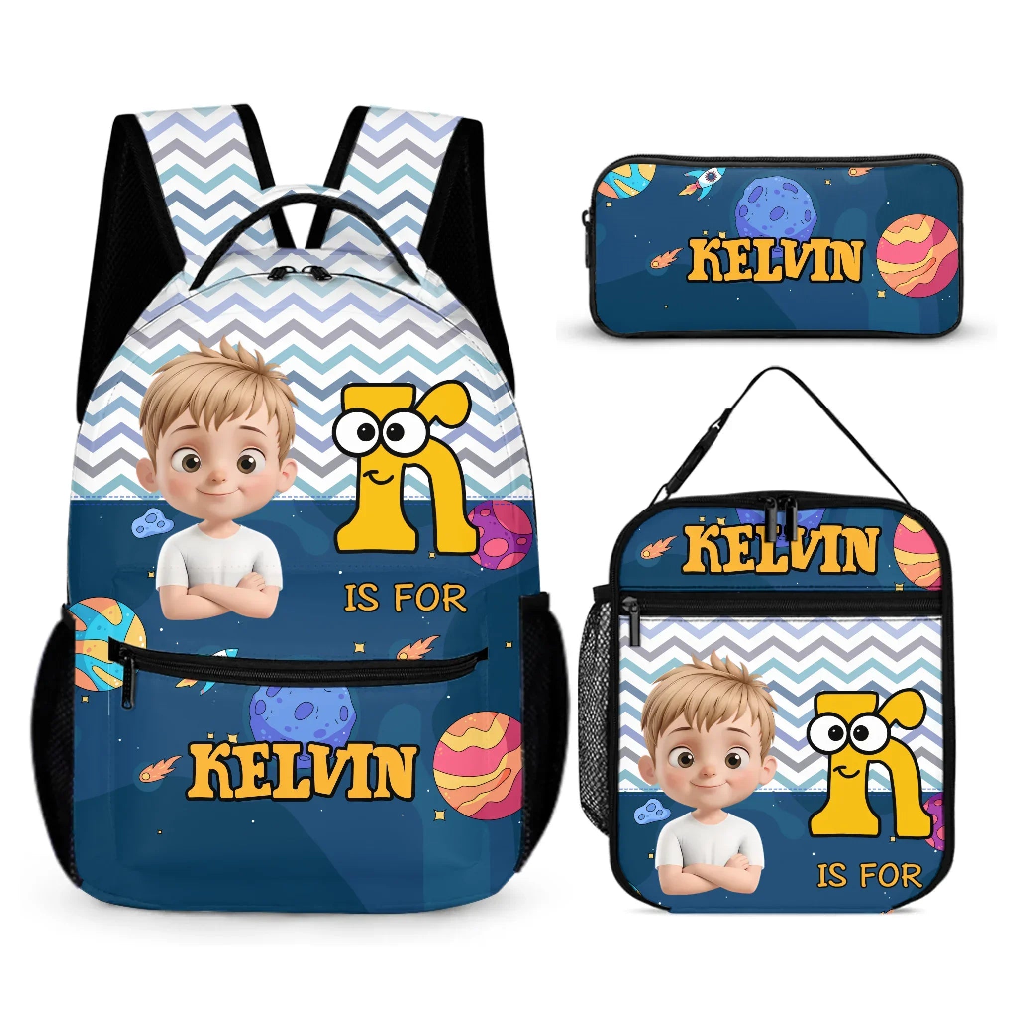 School Kid's Name - Personalized Backpack - Joliny