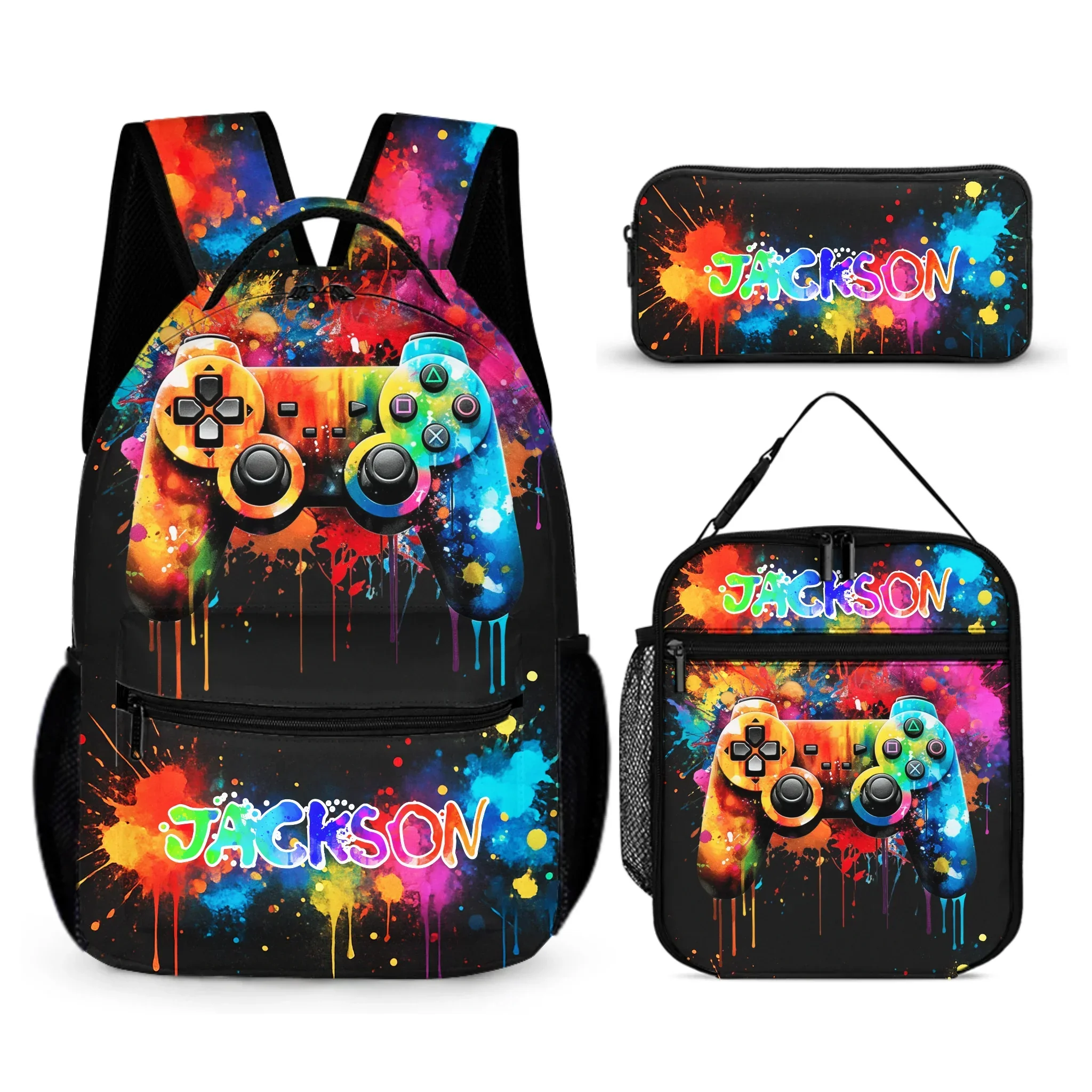 Colorful Game Controller Backpack - School Season Gifts for Kids - Joliny