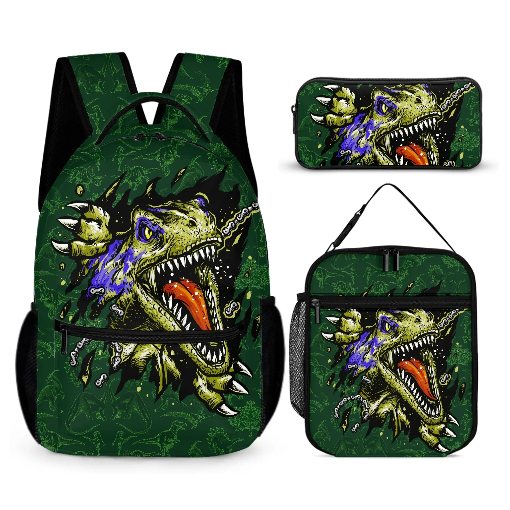 Dinosaur Adventure-Personalized Name Customized Anime Dinosaur Backpack - Opening Season Gift for Kids - Joliny